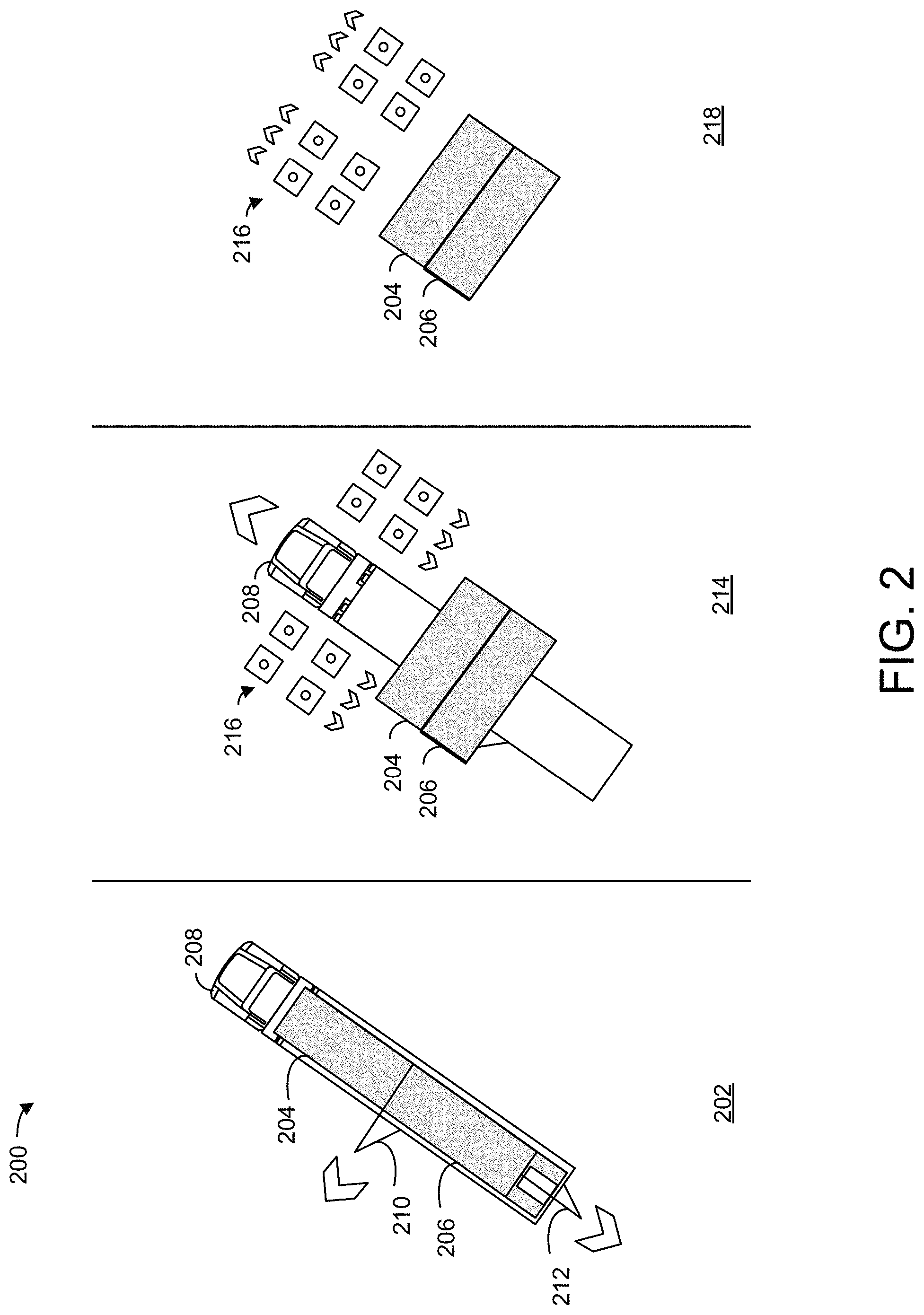 Patent US11781312 Figure 2 – Systems and methods for rotating a modular home on a trailer