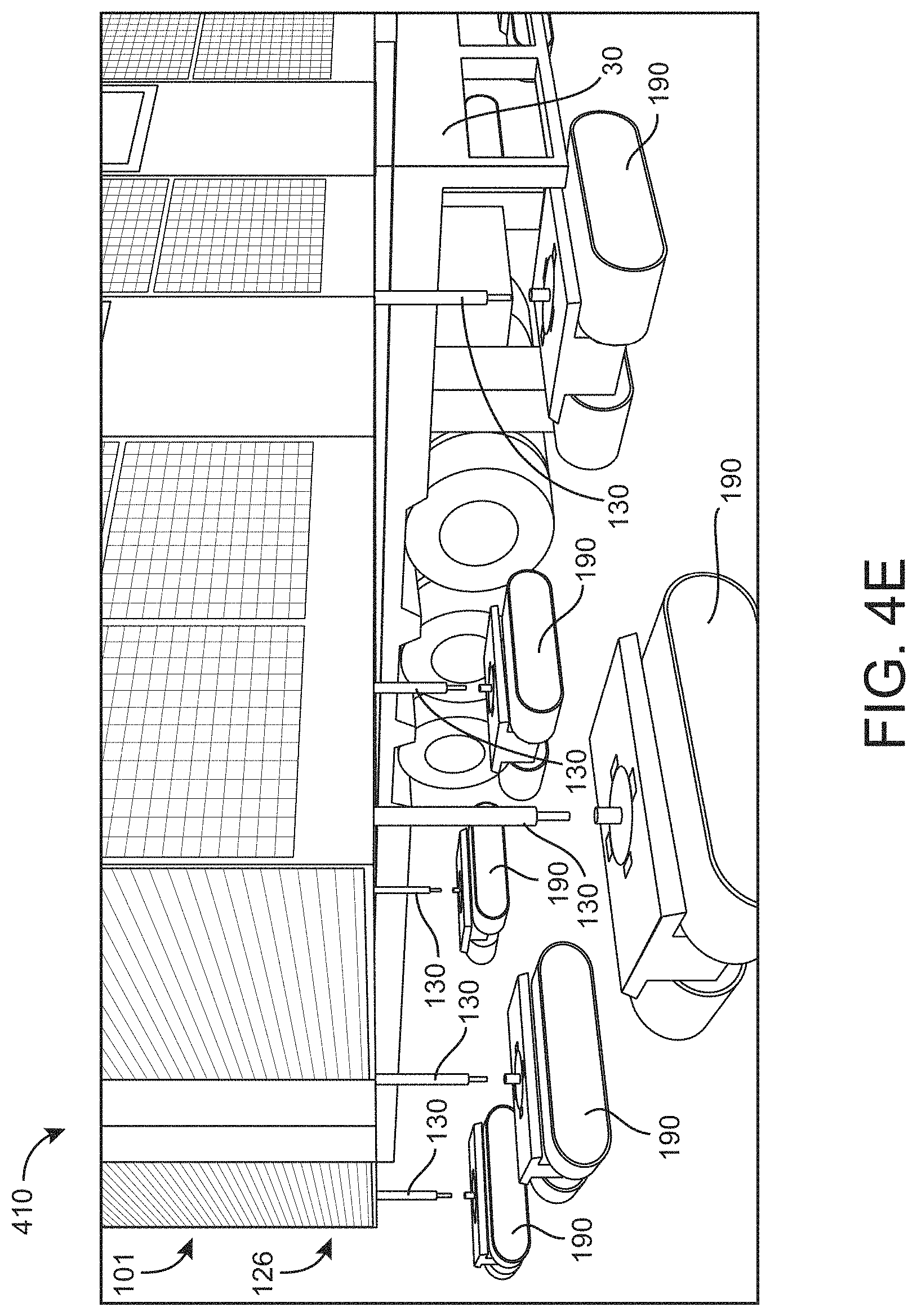 Patent US11781312 Figure 8 – Systems and methods for rotating a modular home on a trailer