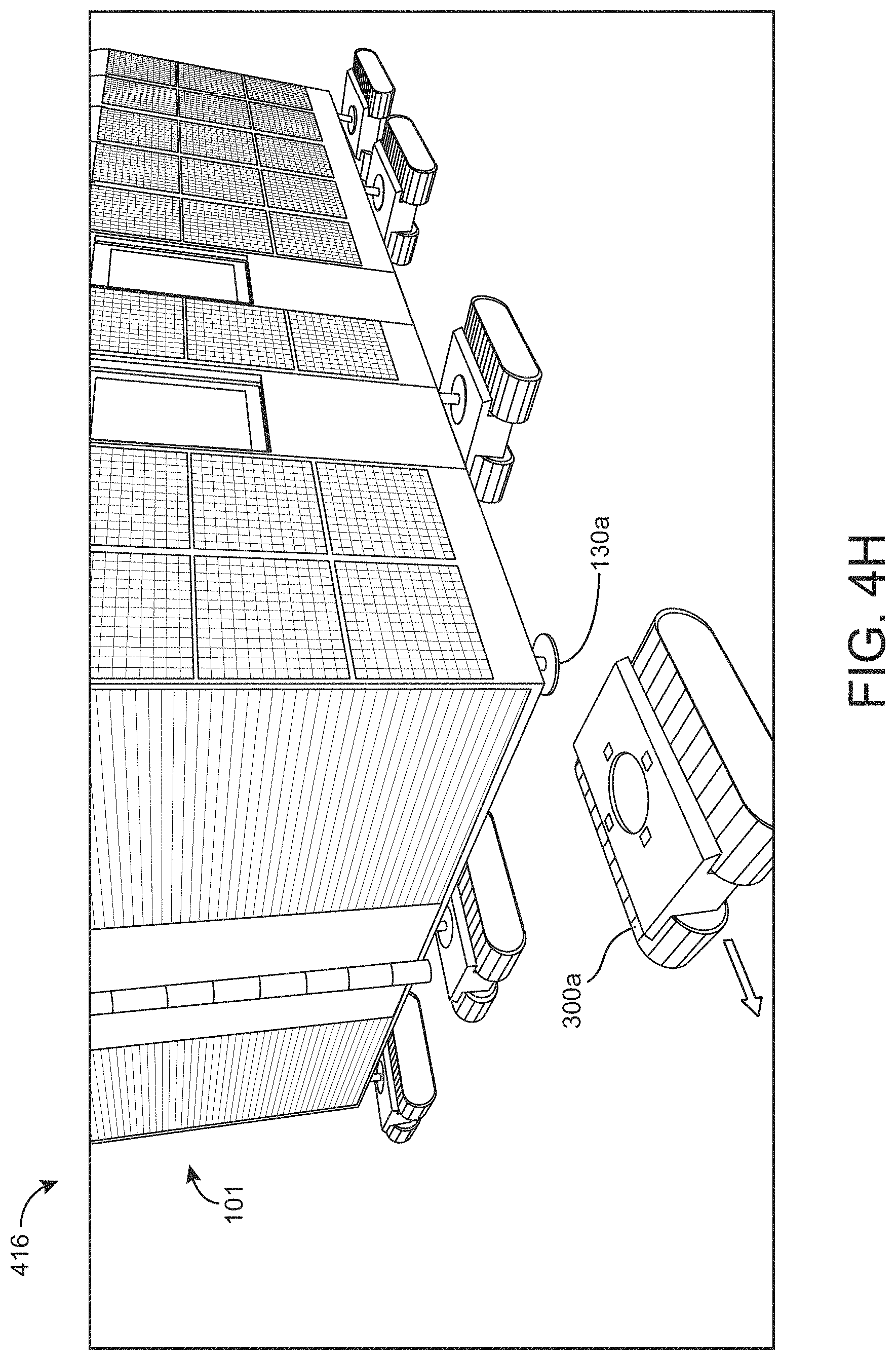 Patent US11781312 Figure 11 – Systems and methods for rotating a modular home on a trailer