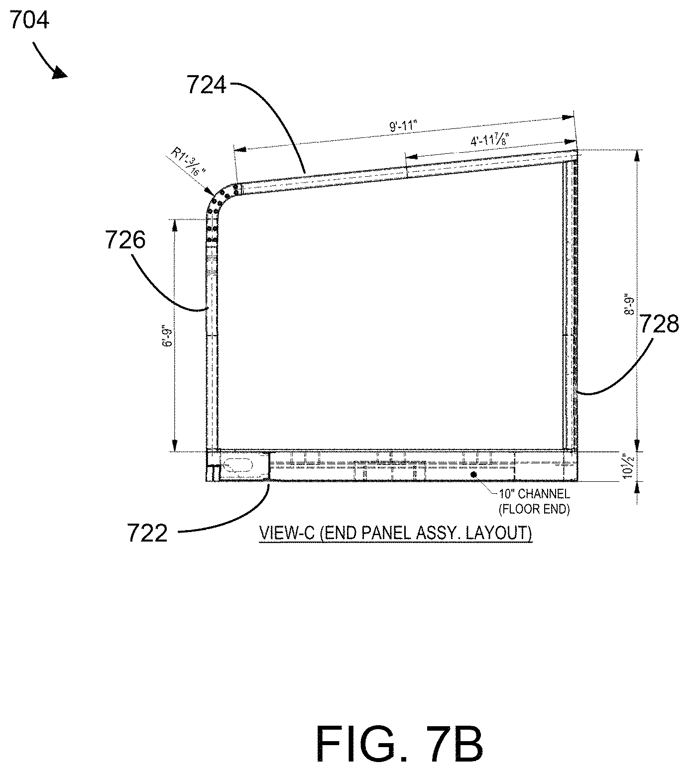 Patent US11781312 Figure 16 – Systems and methods for rotating a modular home on a trailer