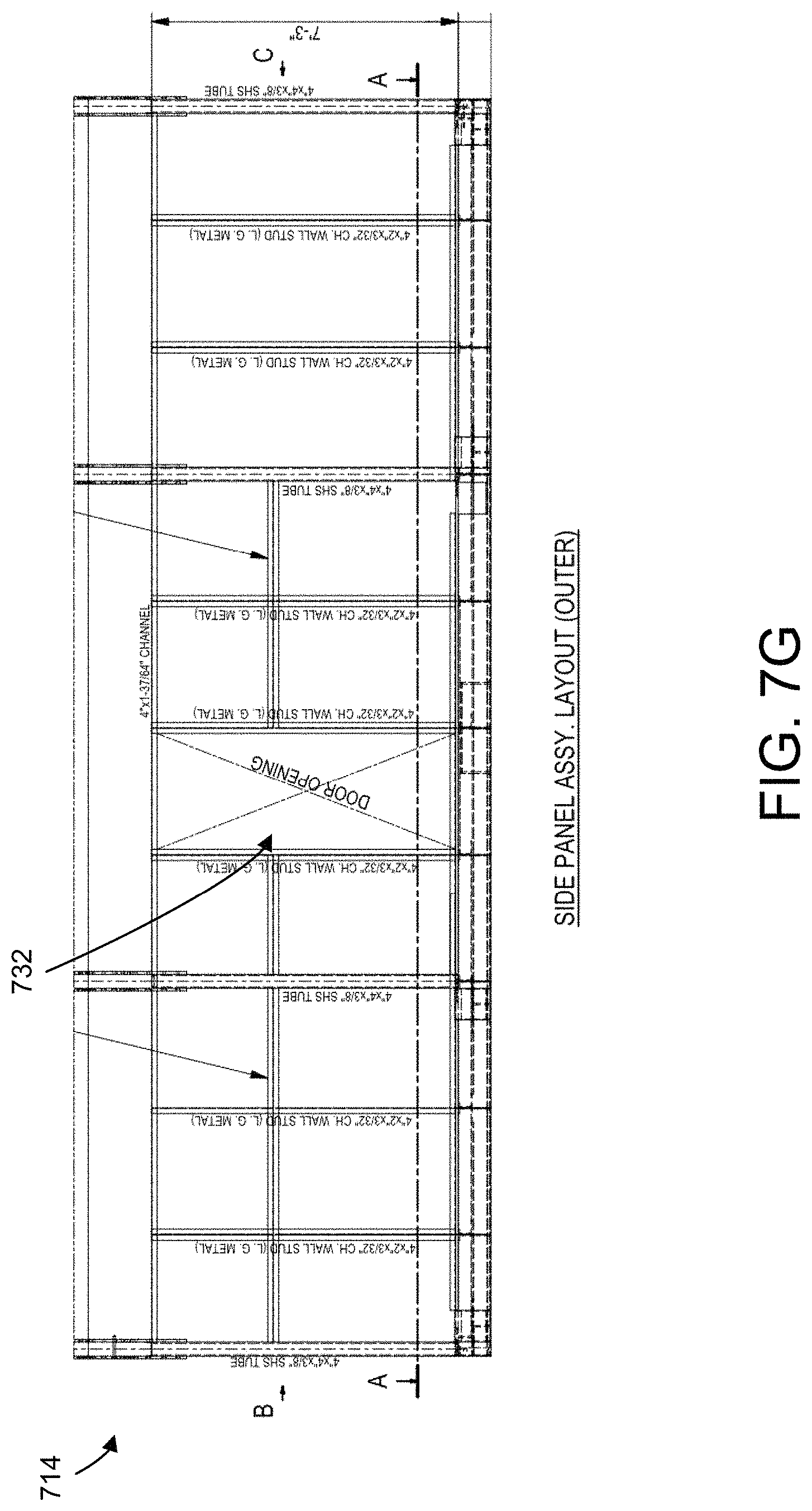 Patent US11781312 Figure 19 – Systems and methods for rotating a modular home on a trailer