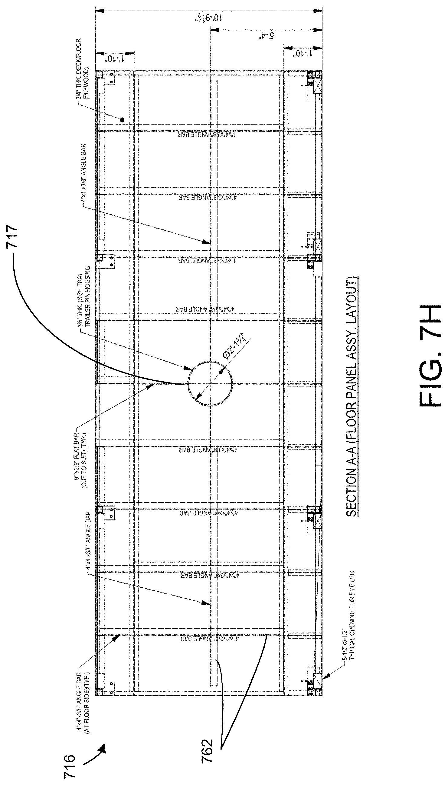Patent US11781312 Figure 20 – Systems and methods for rotating a modular home on a trailer
