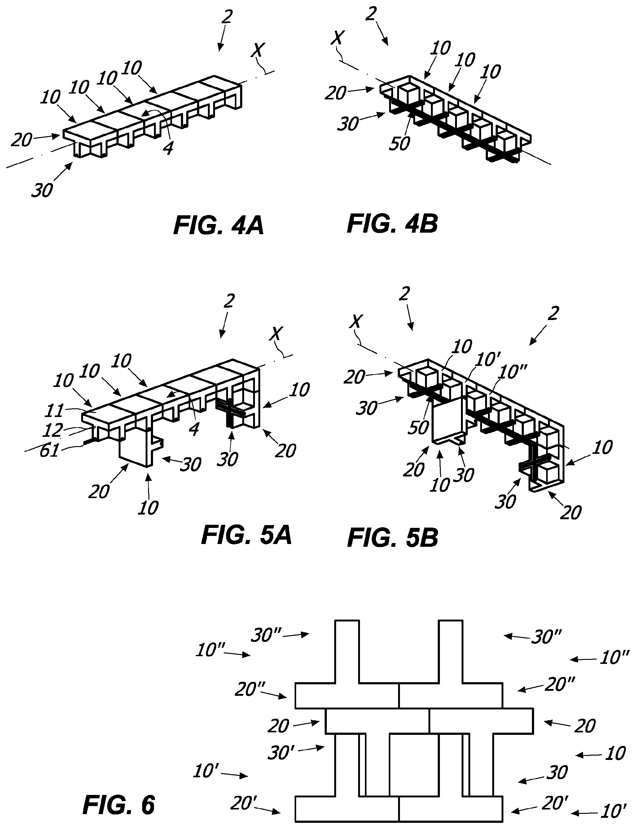 Patent US11781314 Figure 3 – System, method, kit and modular element for the dry building of structures for constructions