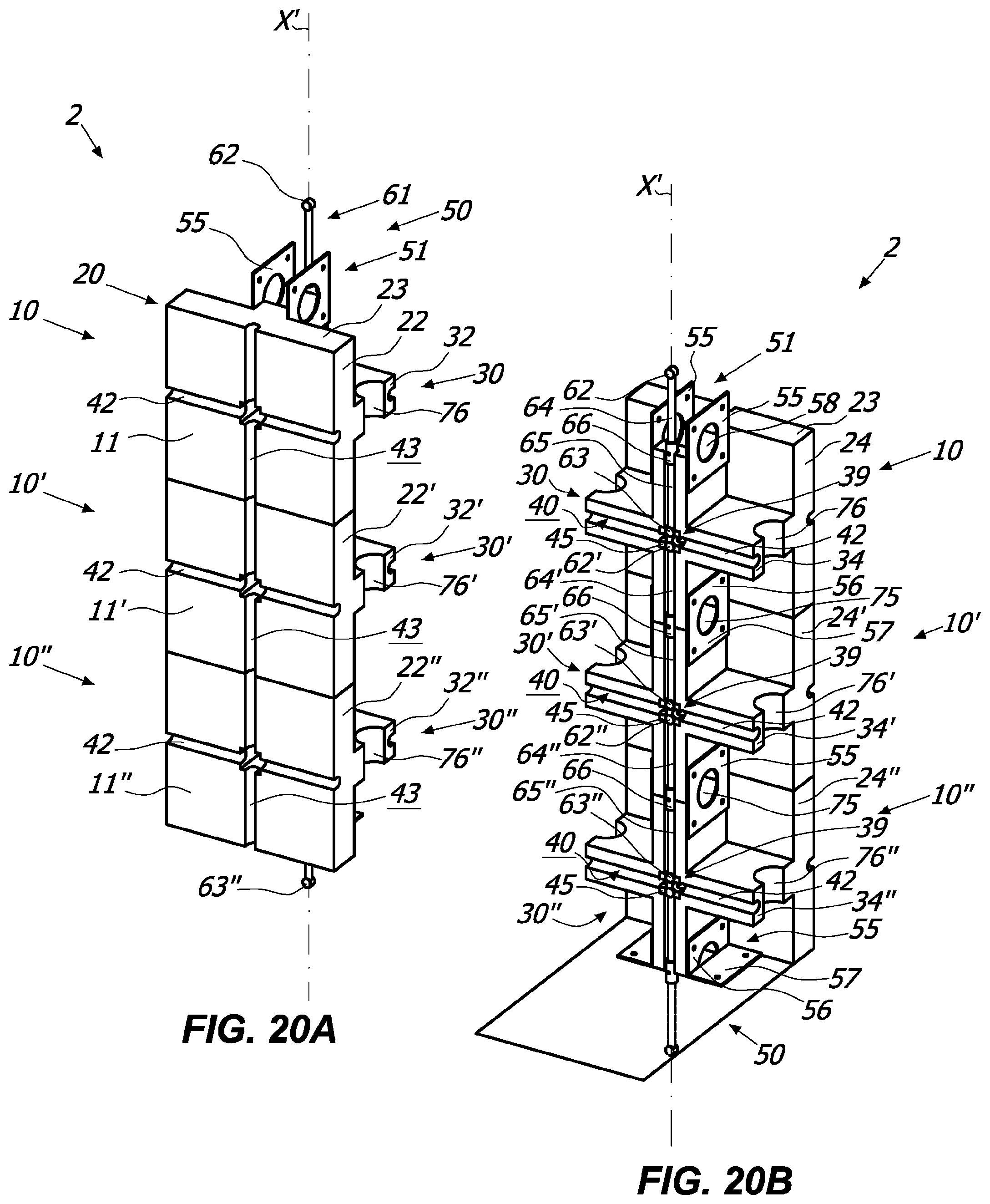 Patent US11781314 Figure 10 – System, method, kit and modular element for the dry building of structures for constructions