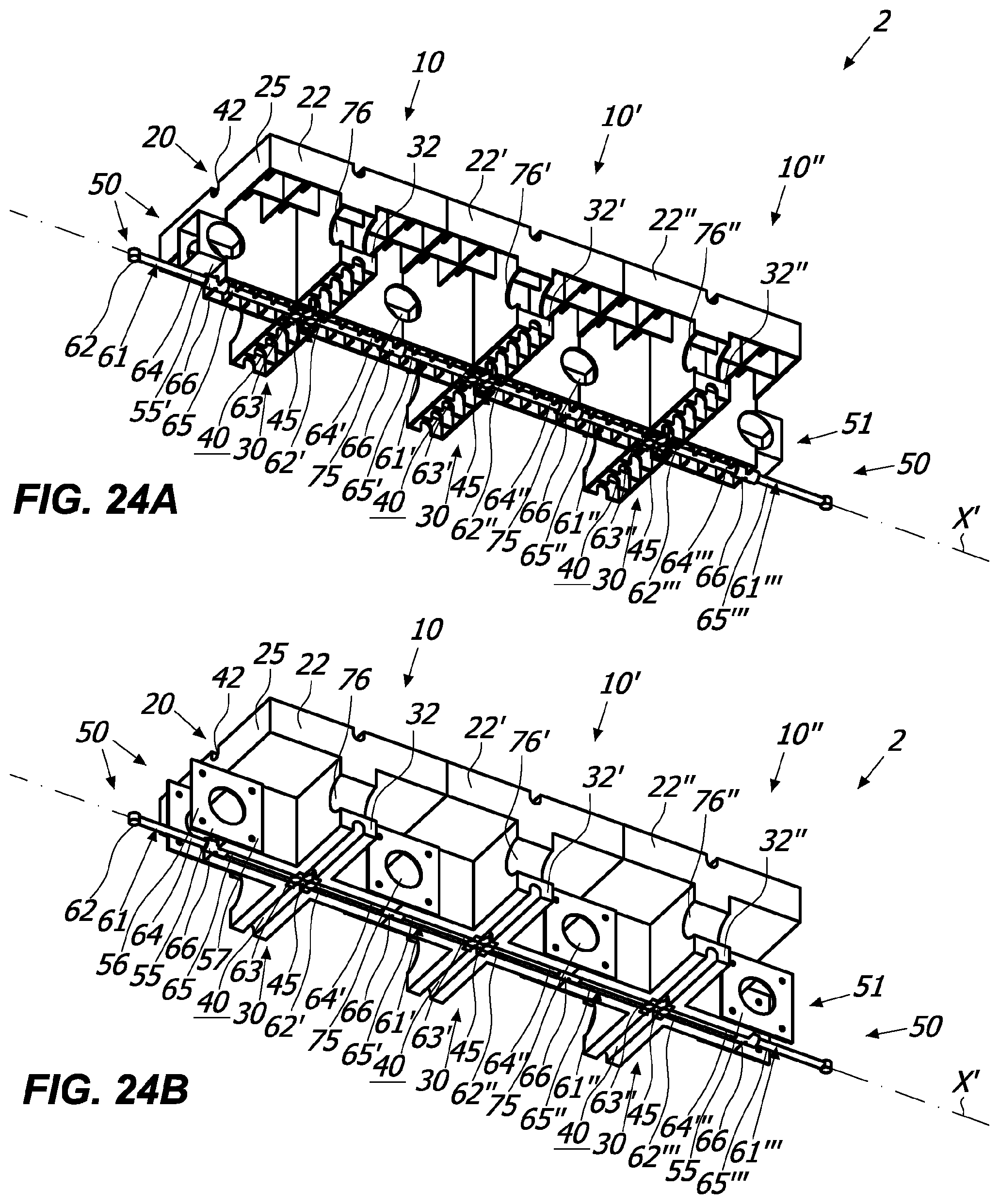 Patent US11781314 Figure 14 – System, method, kit and modular element for the dry building of structures for constructions