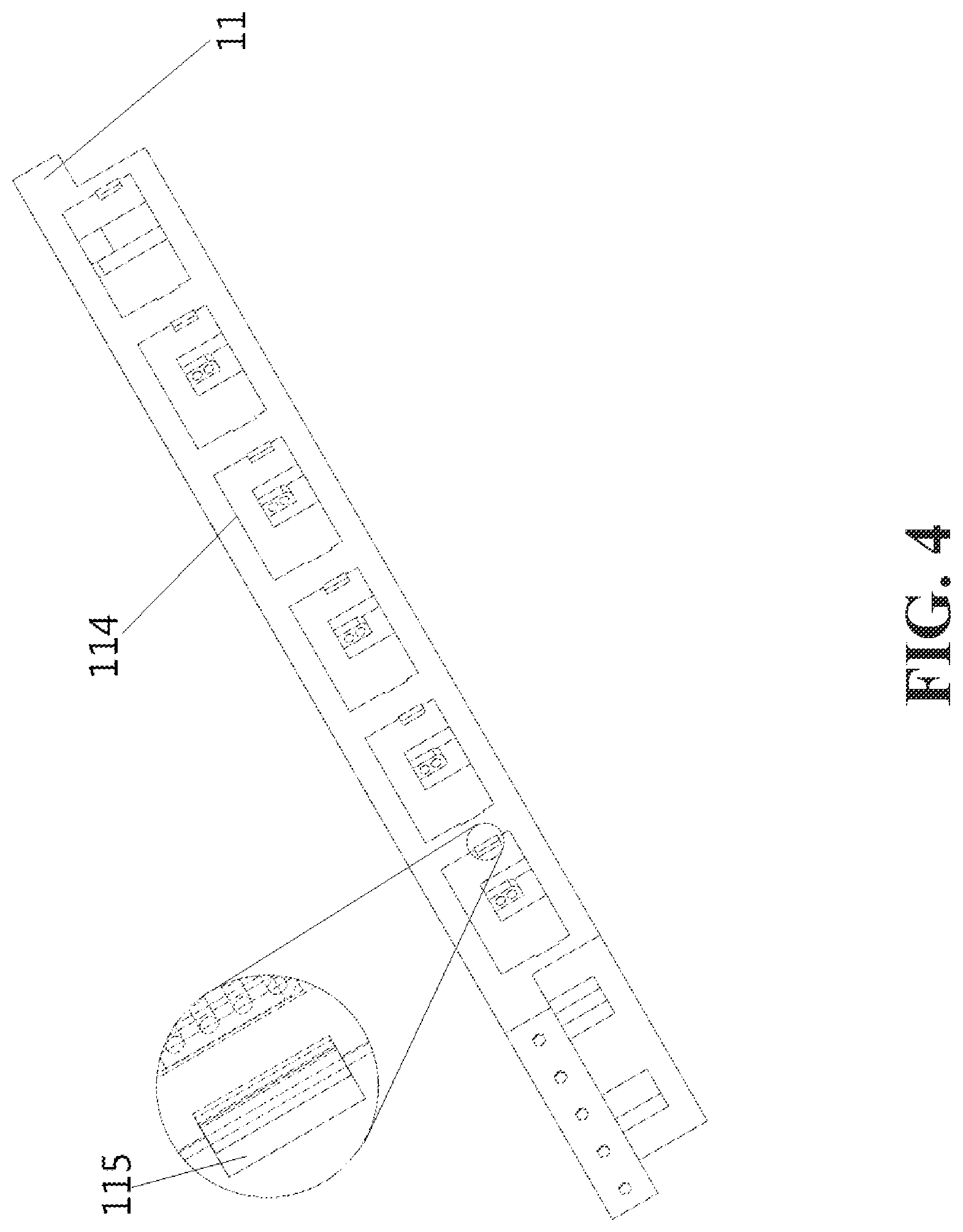 Patent US11781315 Figure 4 – Modular wall assembly with prefabricated wires