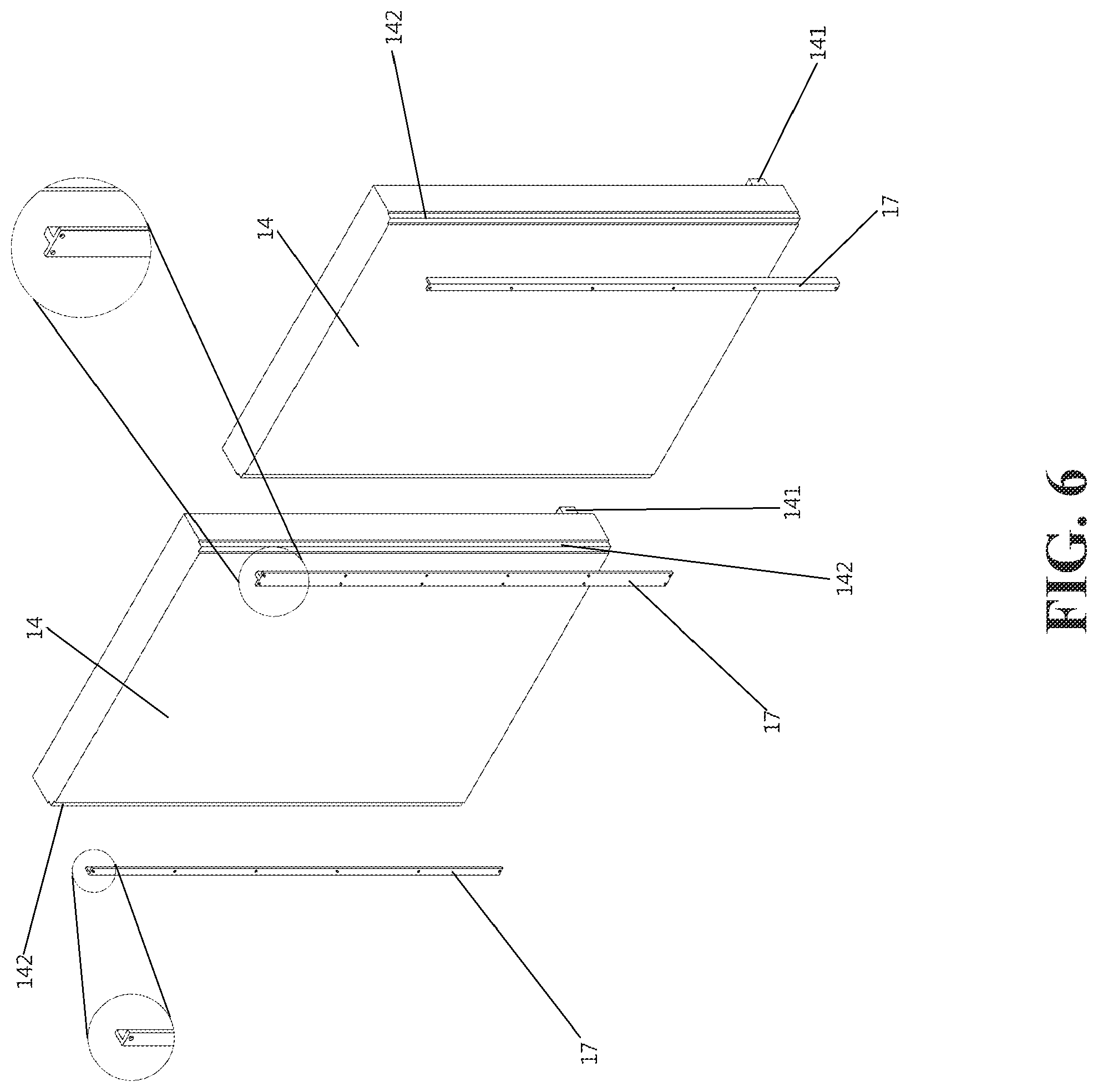 Patent US11781315 Figure 6 – Modular wall assembly with prefabricated wires