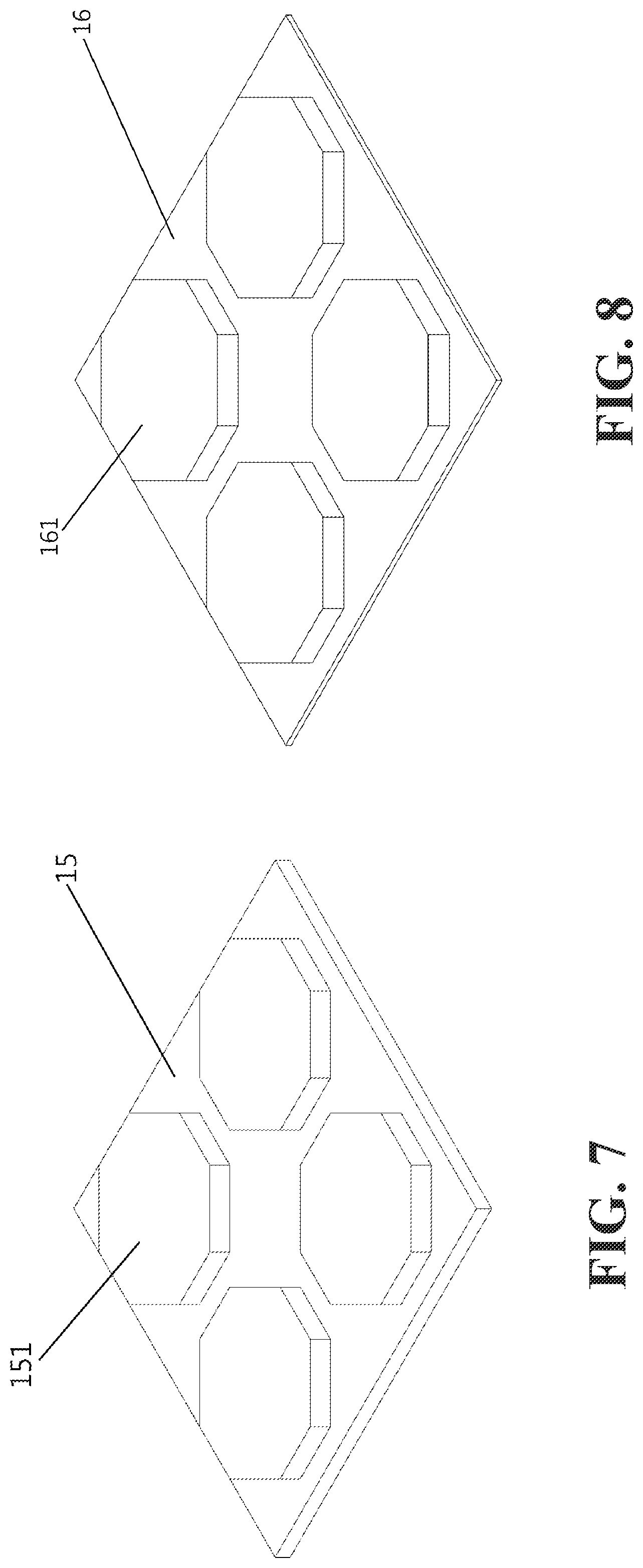 Patent US11781315 Figure 7 – Modular wall assembly with prefabricated wires