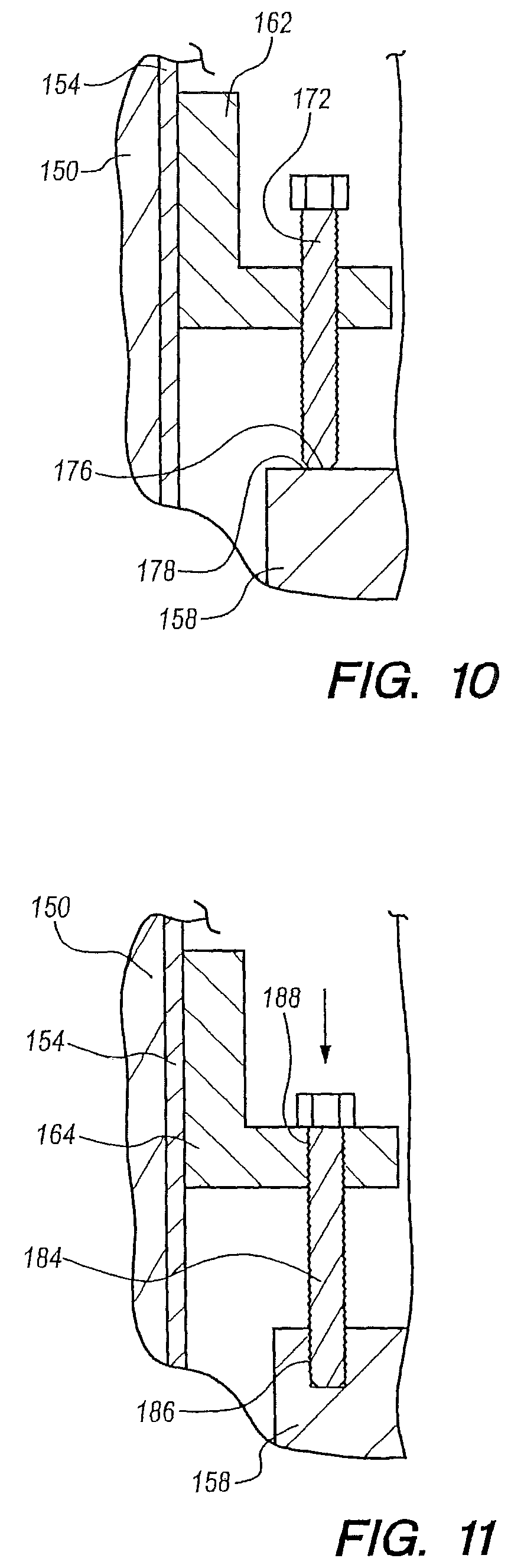 Patent US11781316 Figure 8 – Framing device for a fire-rated glass floor