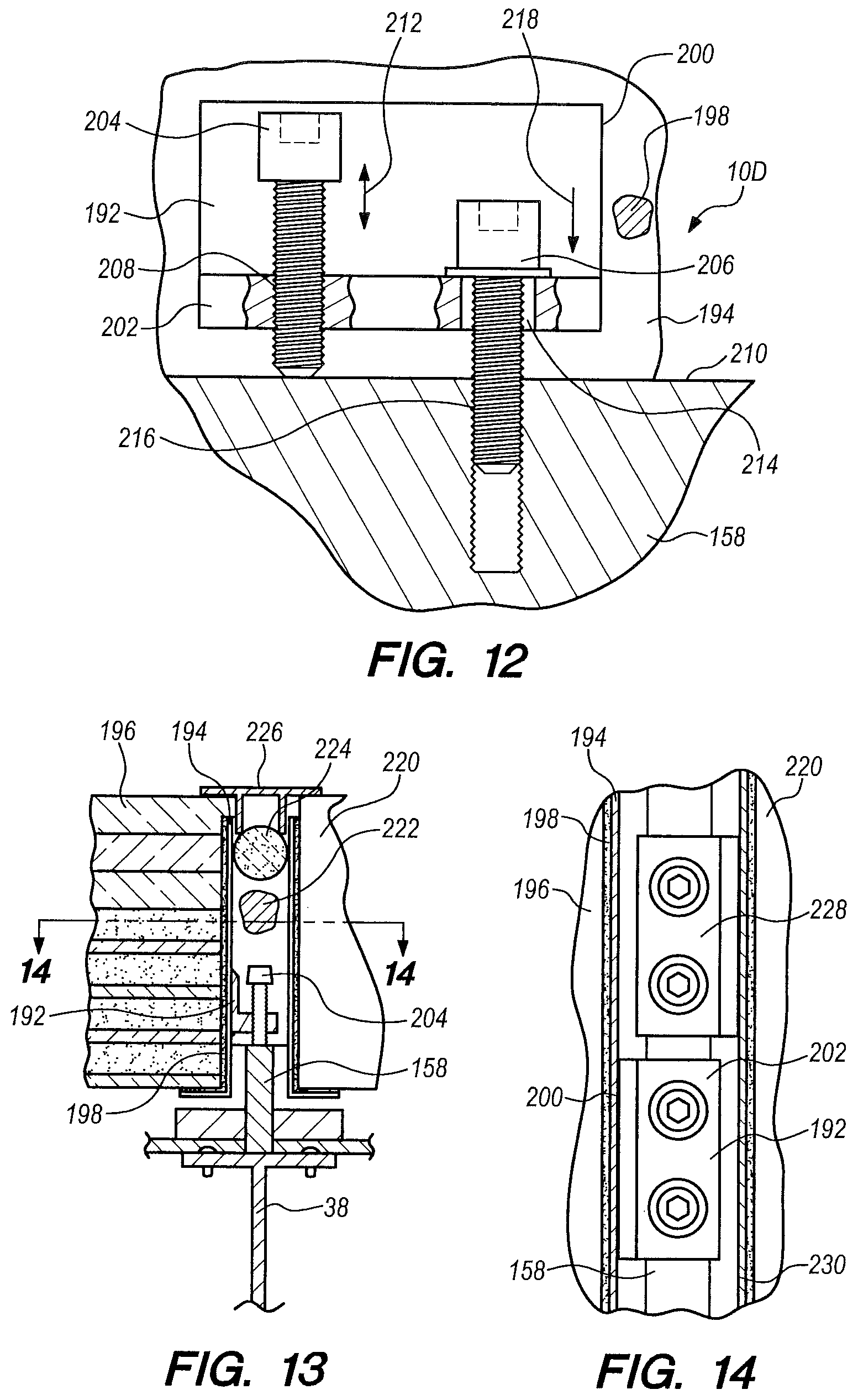 Patent US11781316 Figure 9 – Framing device for a fire-rated glass floor