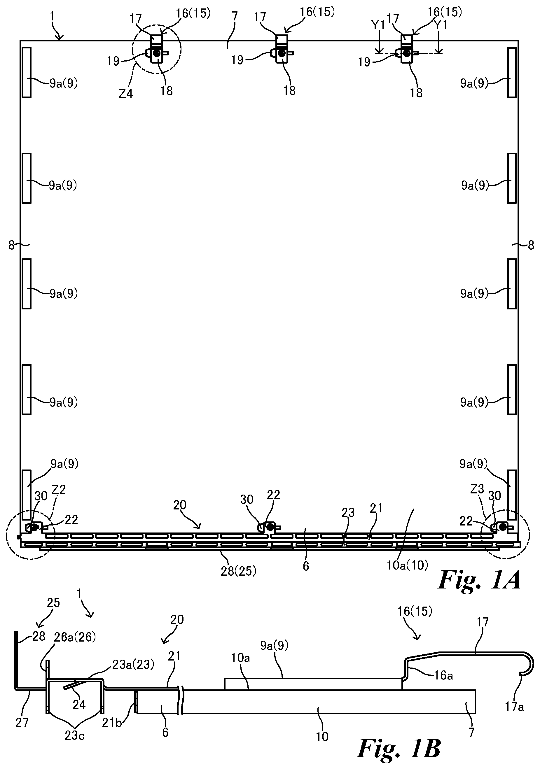 Patent US11781318 Figure 1 – Ceiling panel