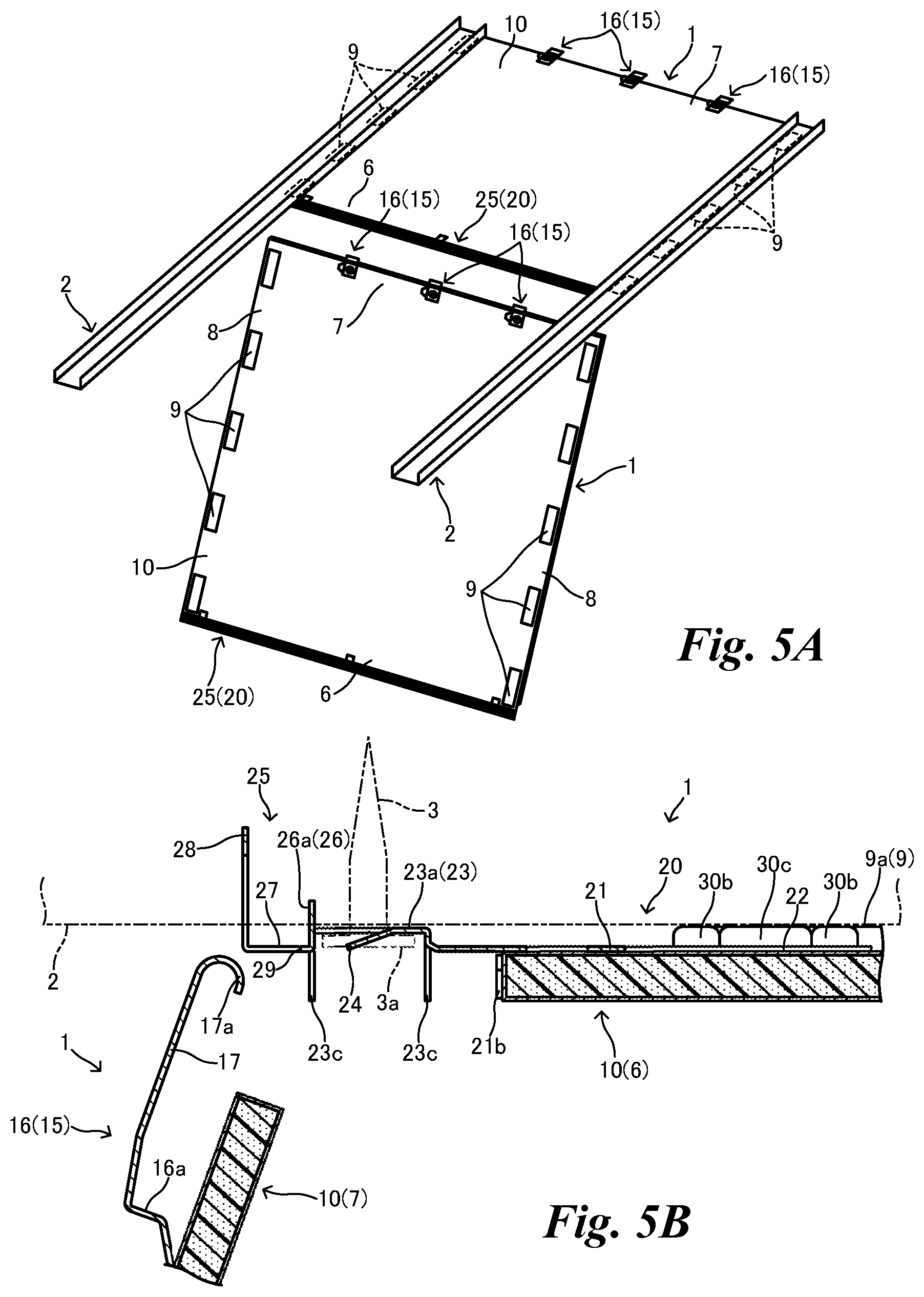 Patent US11781318 Figure 5 – Ceiling panel