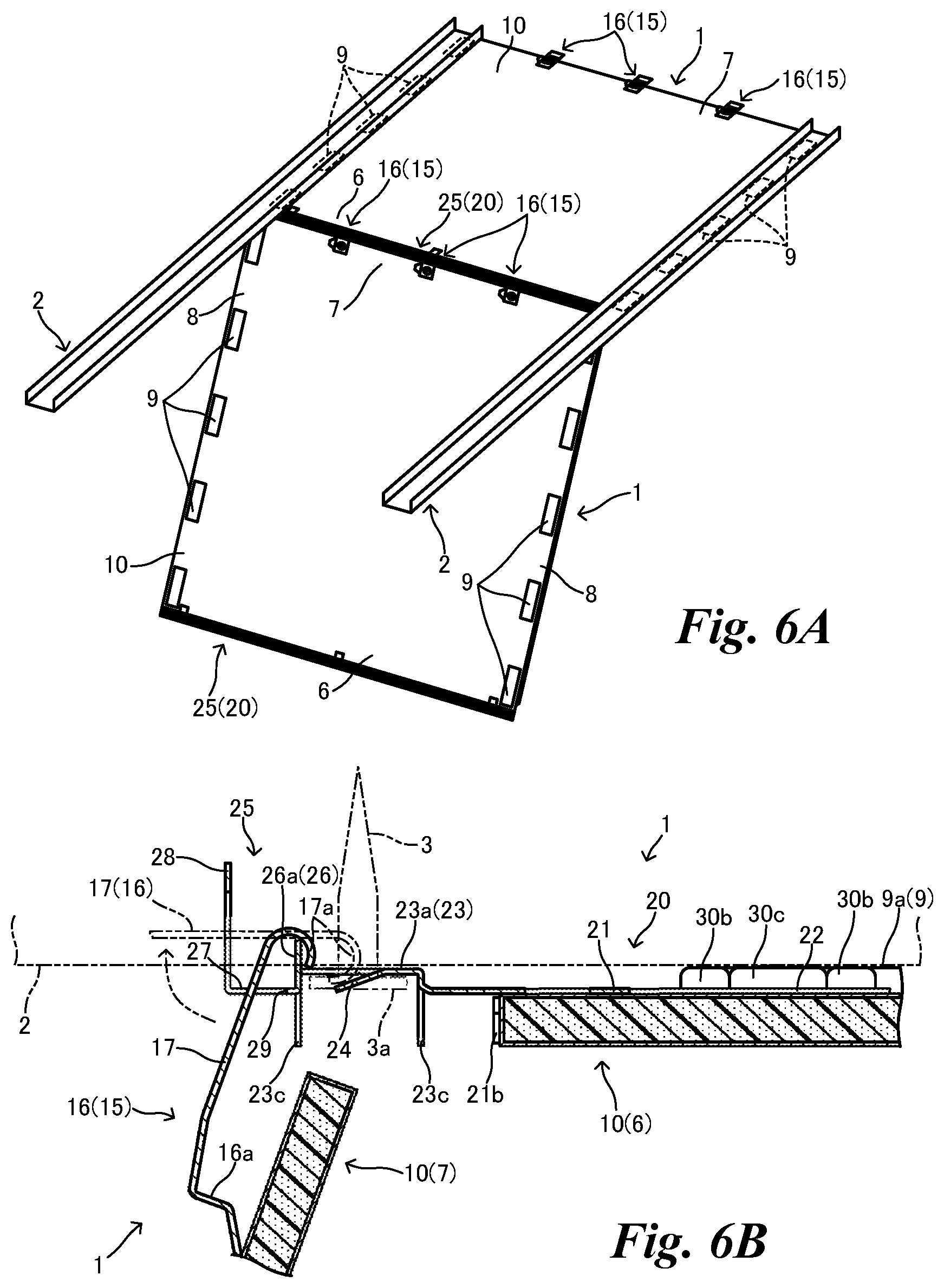Patent US11781318 Figure 6 – Ceiling panel