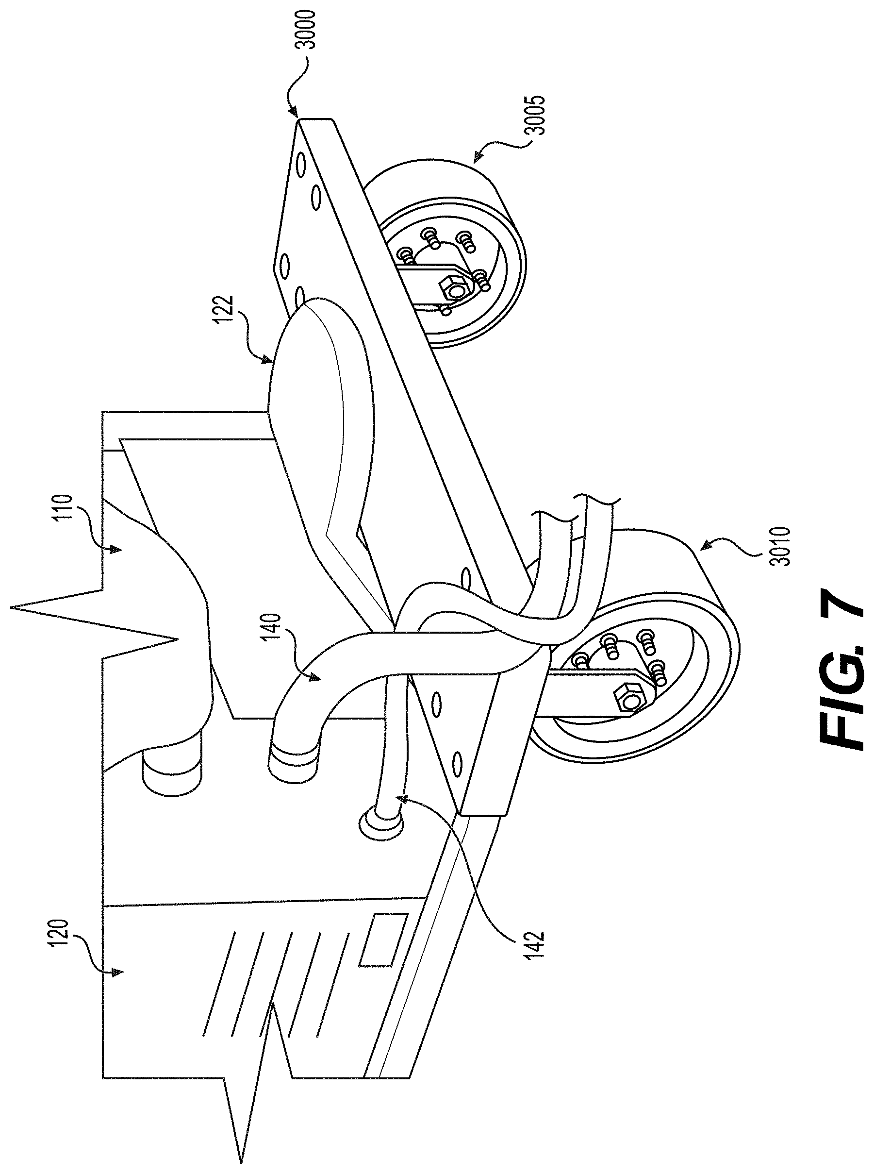 Patent US11781320 Figure 7 – Method and system of applying a viscous fluid material to a roofing surface