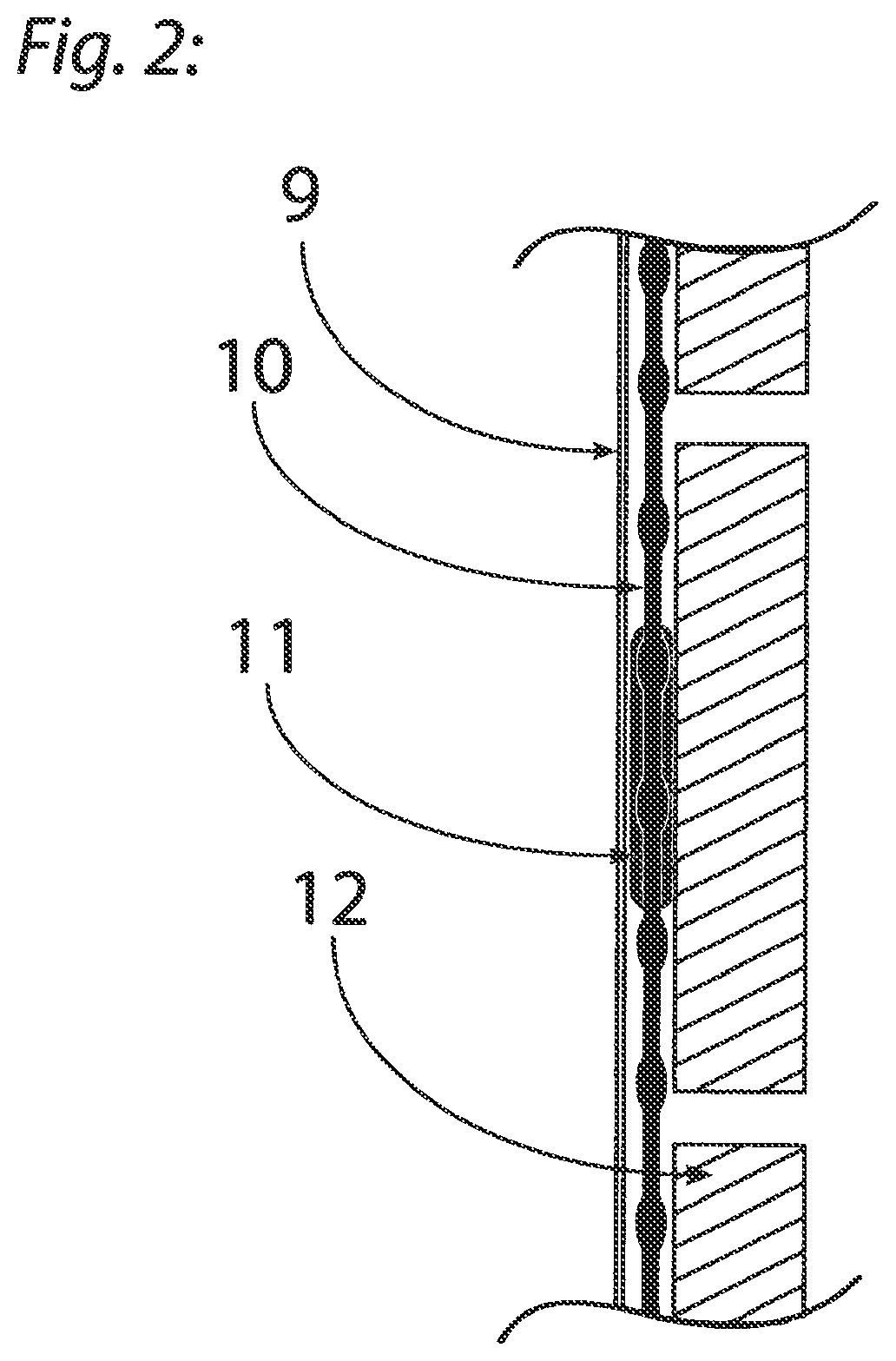 Patent US11781322 Figure 2 – Fiber enforced thin brick sheet and process