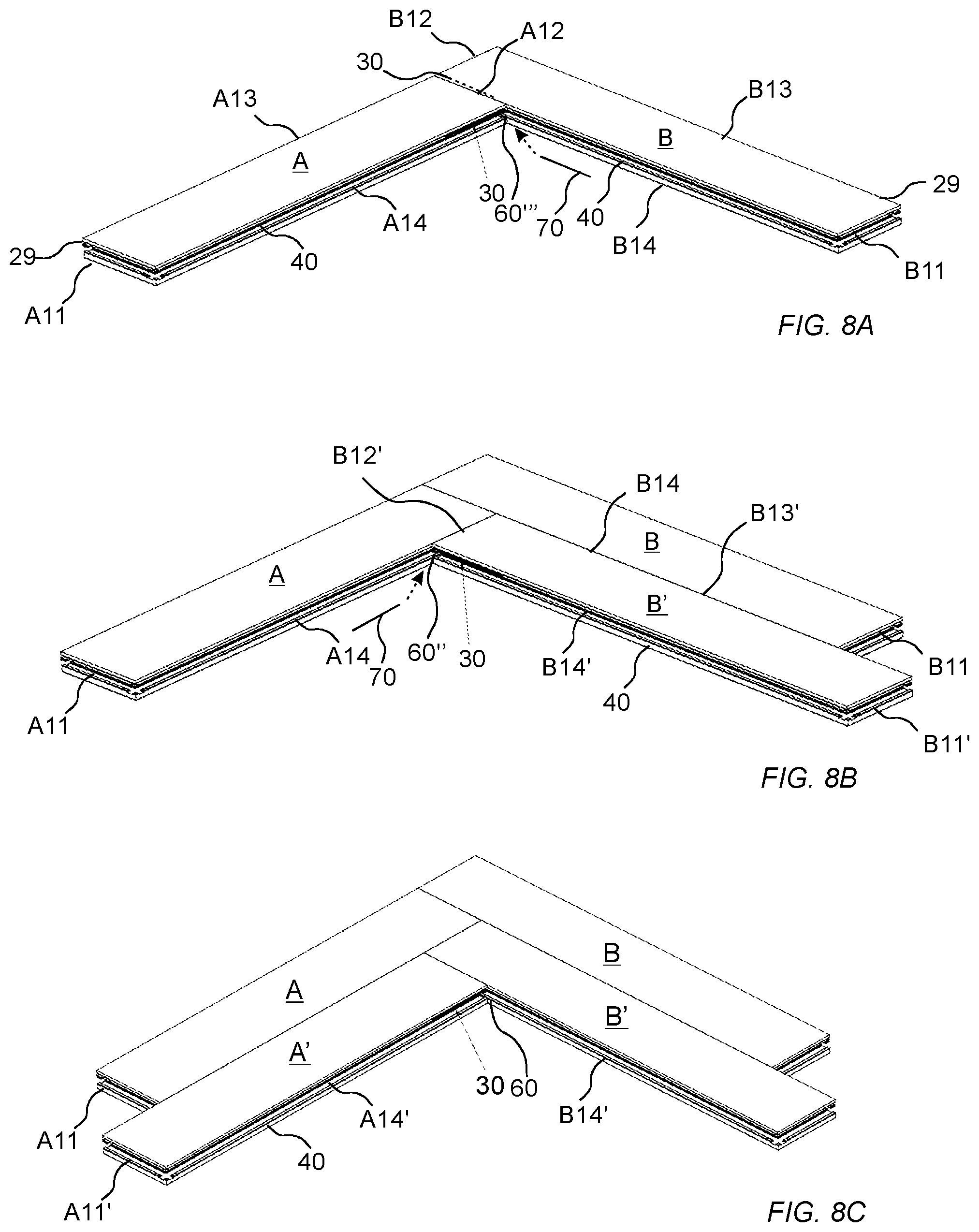 Patent US11781324 Figure 8 – Unlocking system for panels