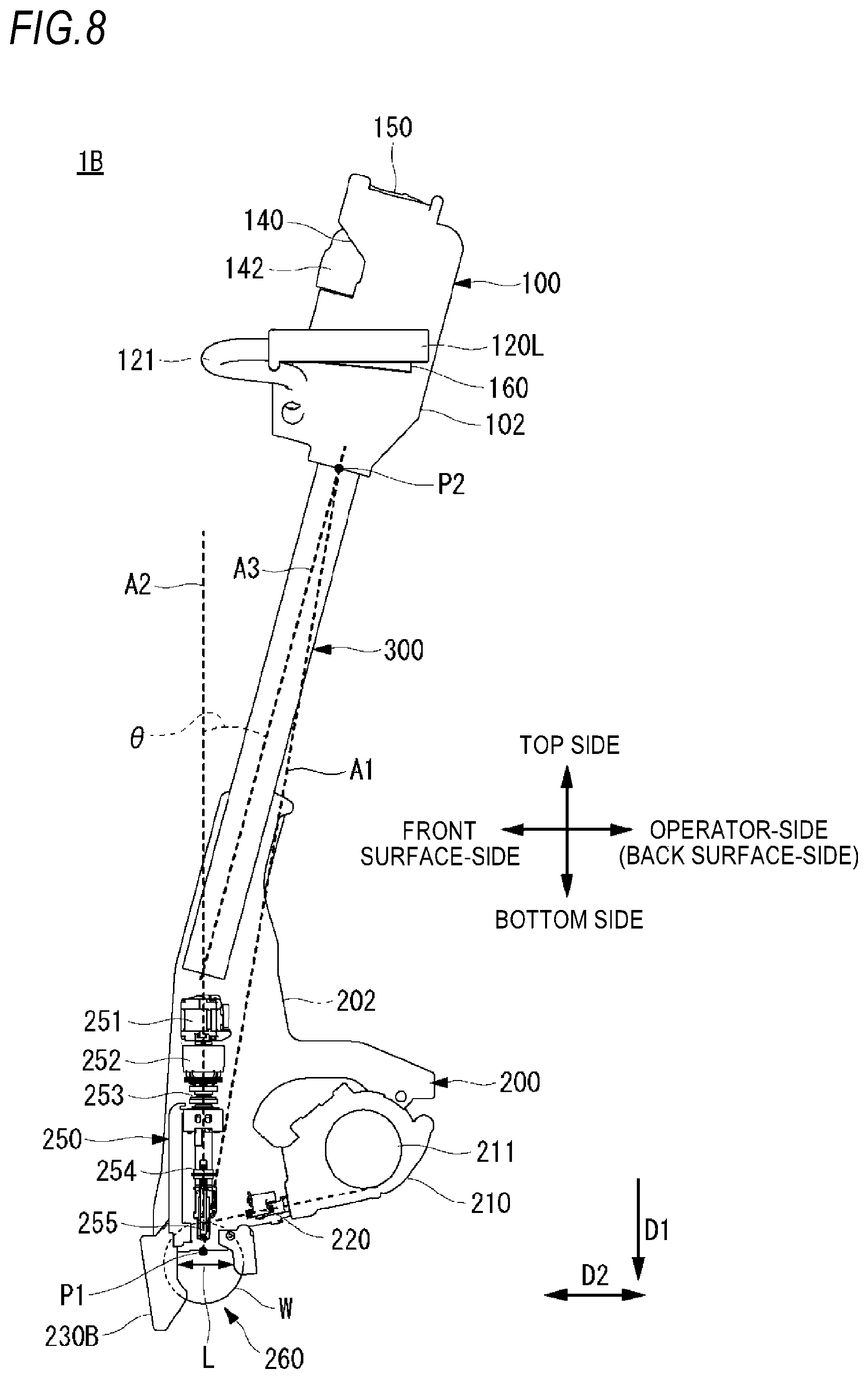 Patent US11781328 Figure 7 – Binding machine