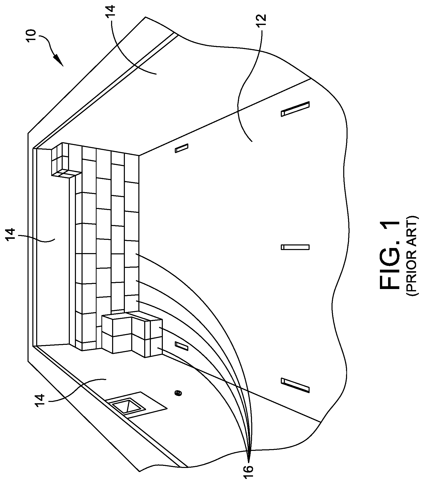 Patent US11781332 Figure 1 – Modular pool