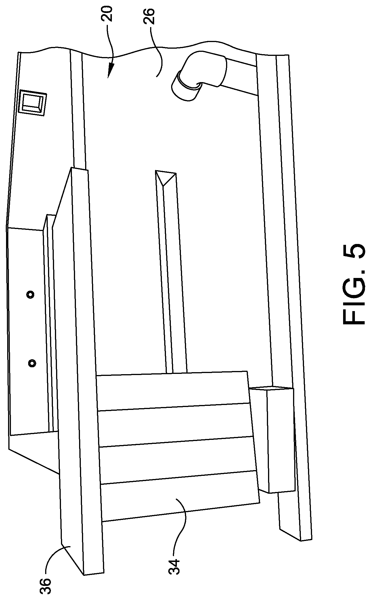 Patent US11781332 Figure 5 – Modular pool
