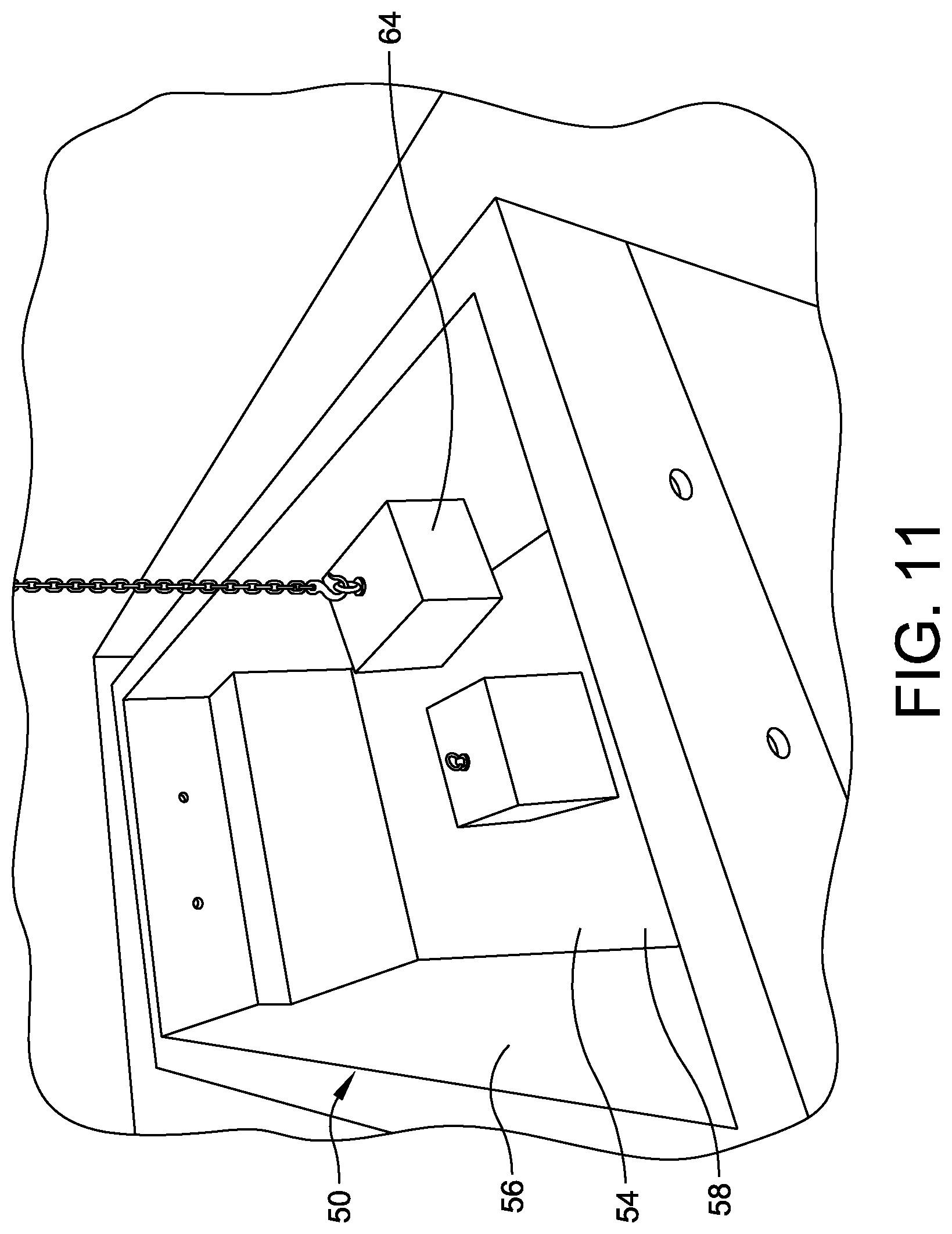 Patent US11781332 Figure 11 – Modular pool