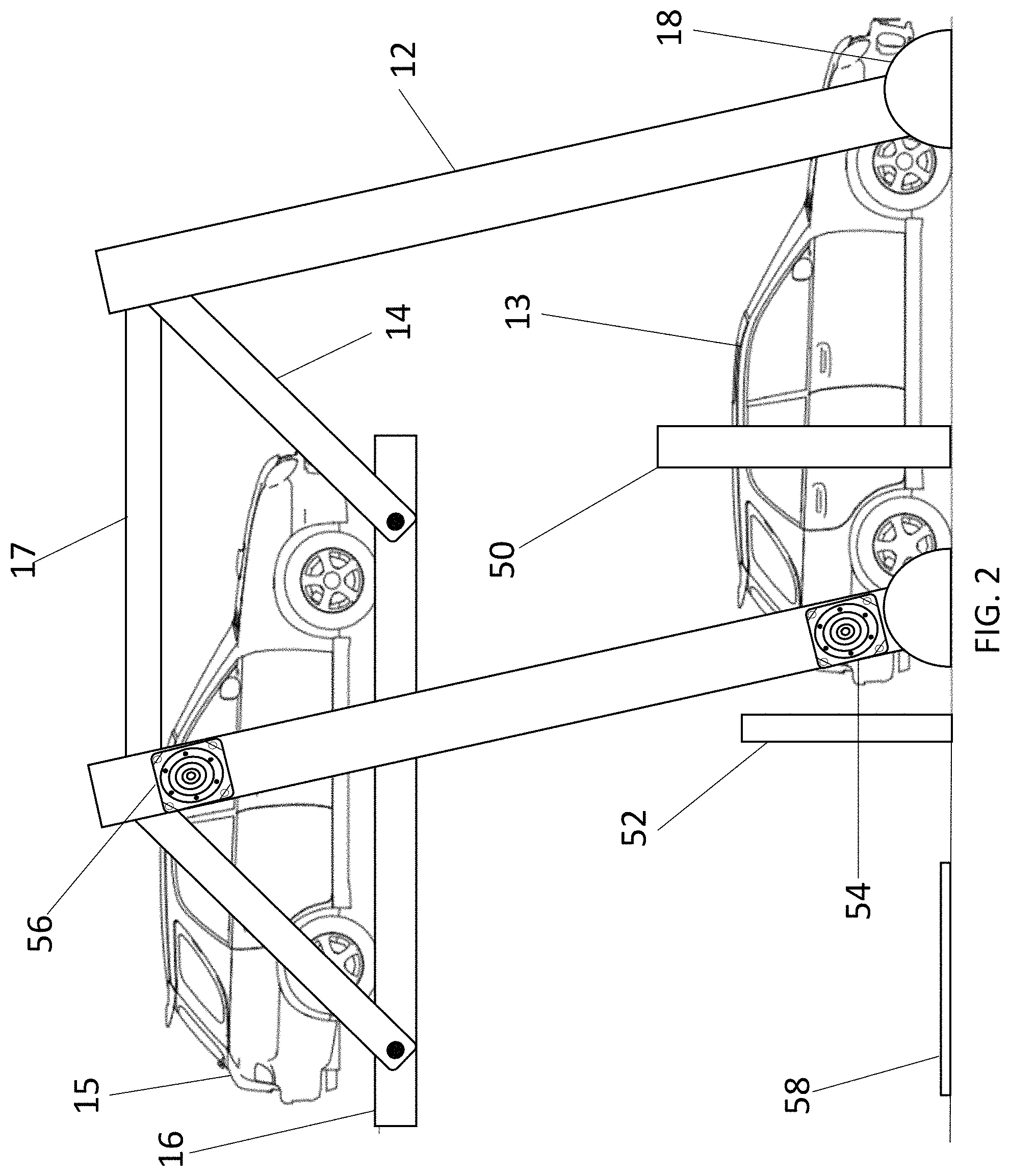 Patent US11781335 Figure 2 – Apparatus and system for multi-level parking