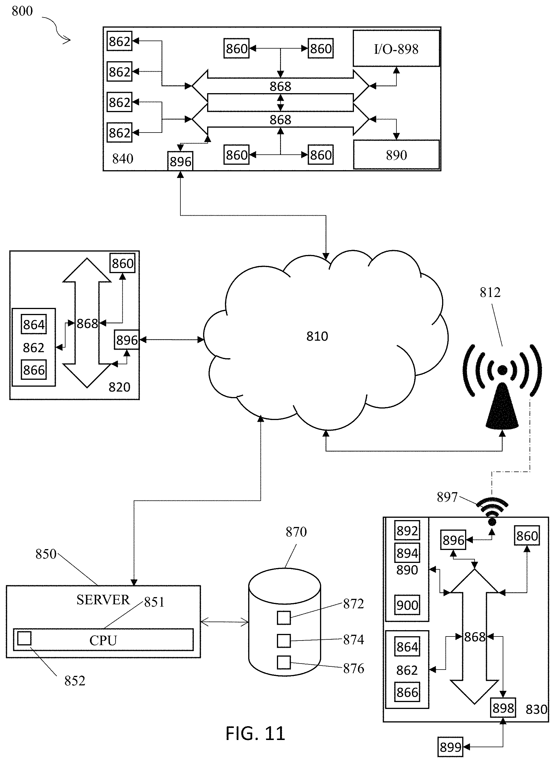 Patent US11781335 Figure 8 – Apparatus and system for multi-level parking