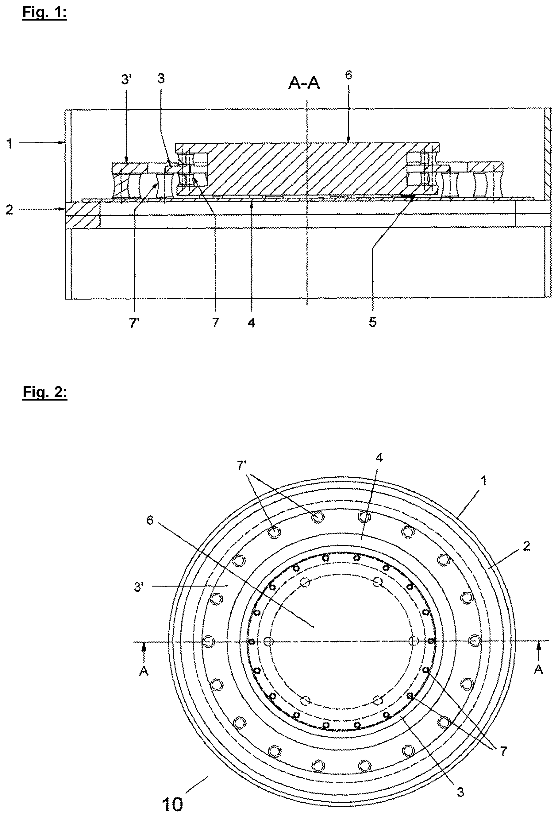 Patent US11781336 Figure 1 – Impulse damper for tall, narrow structures and installations