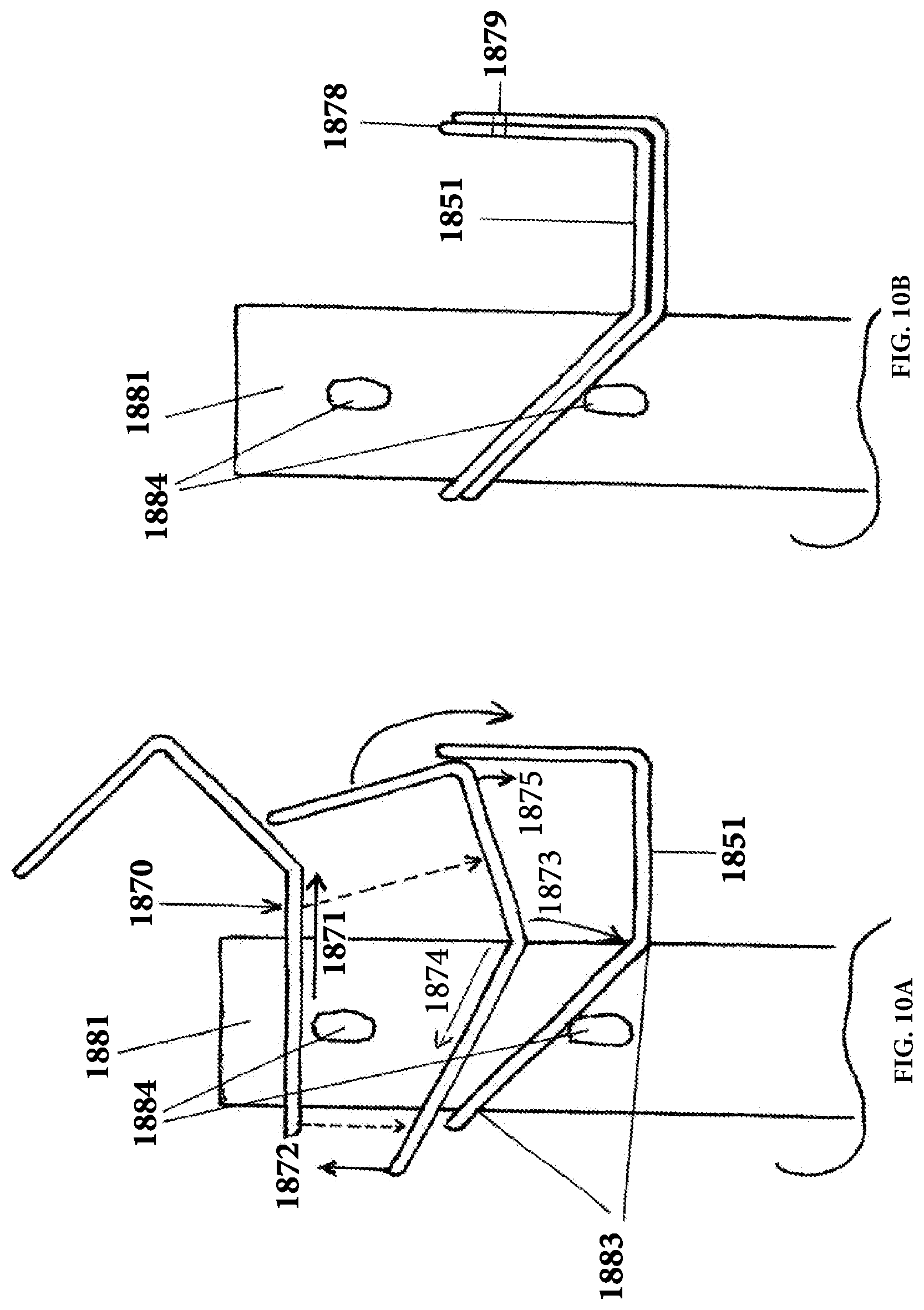 Patent US11781337 Figure 10 – Apparatus, system, and method for creation of fences and related structures using t-posts