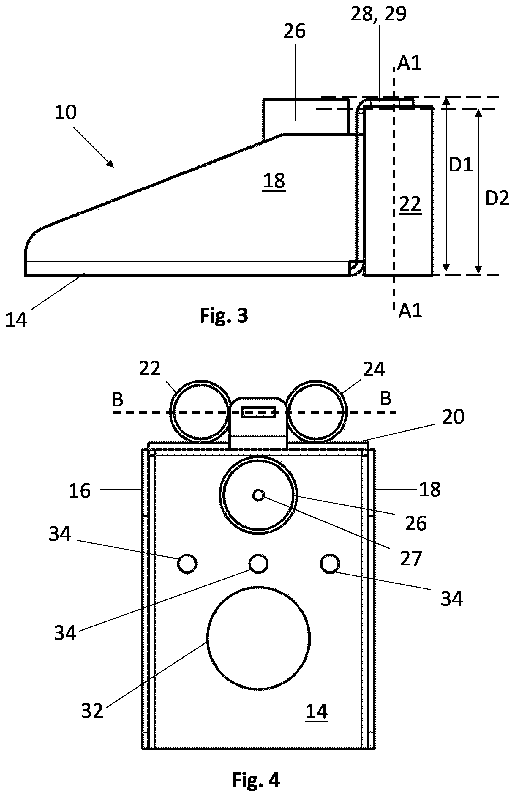 Patent US11781338 Figure 2 – Fence bracket and fence bracket system