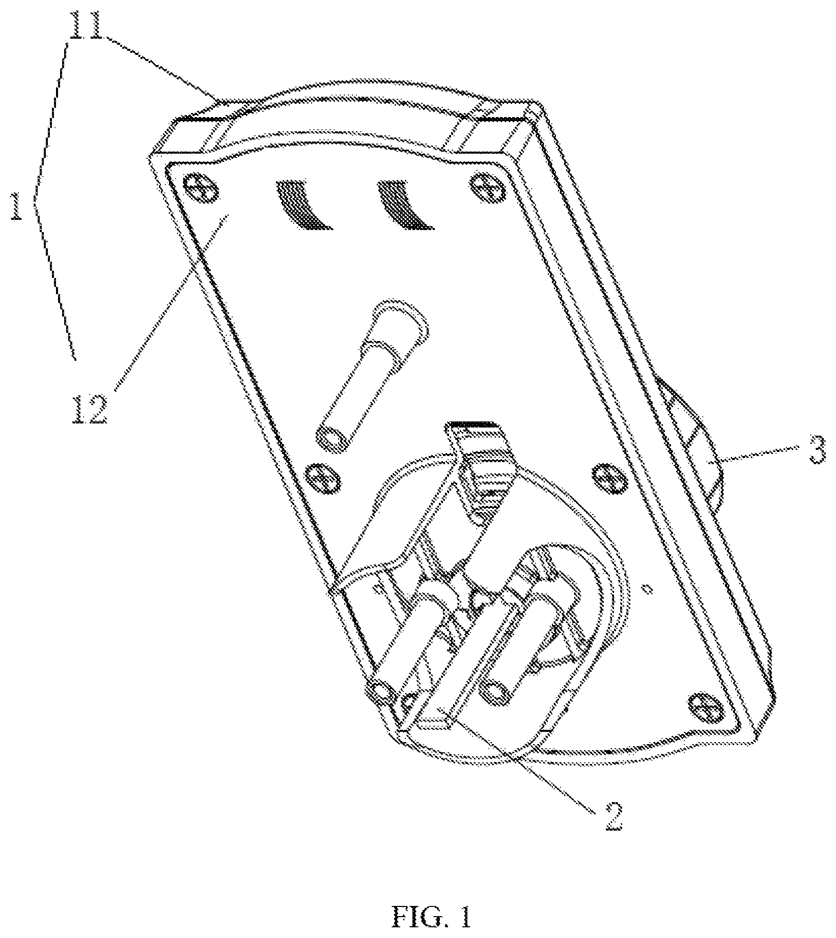 Patent US11781340 Figure 1 – Locking device