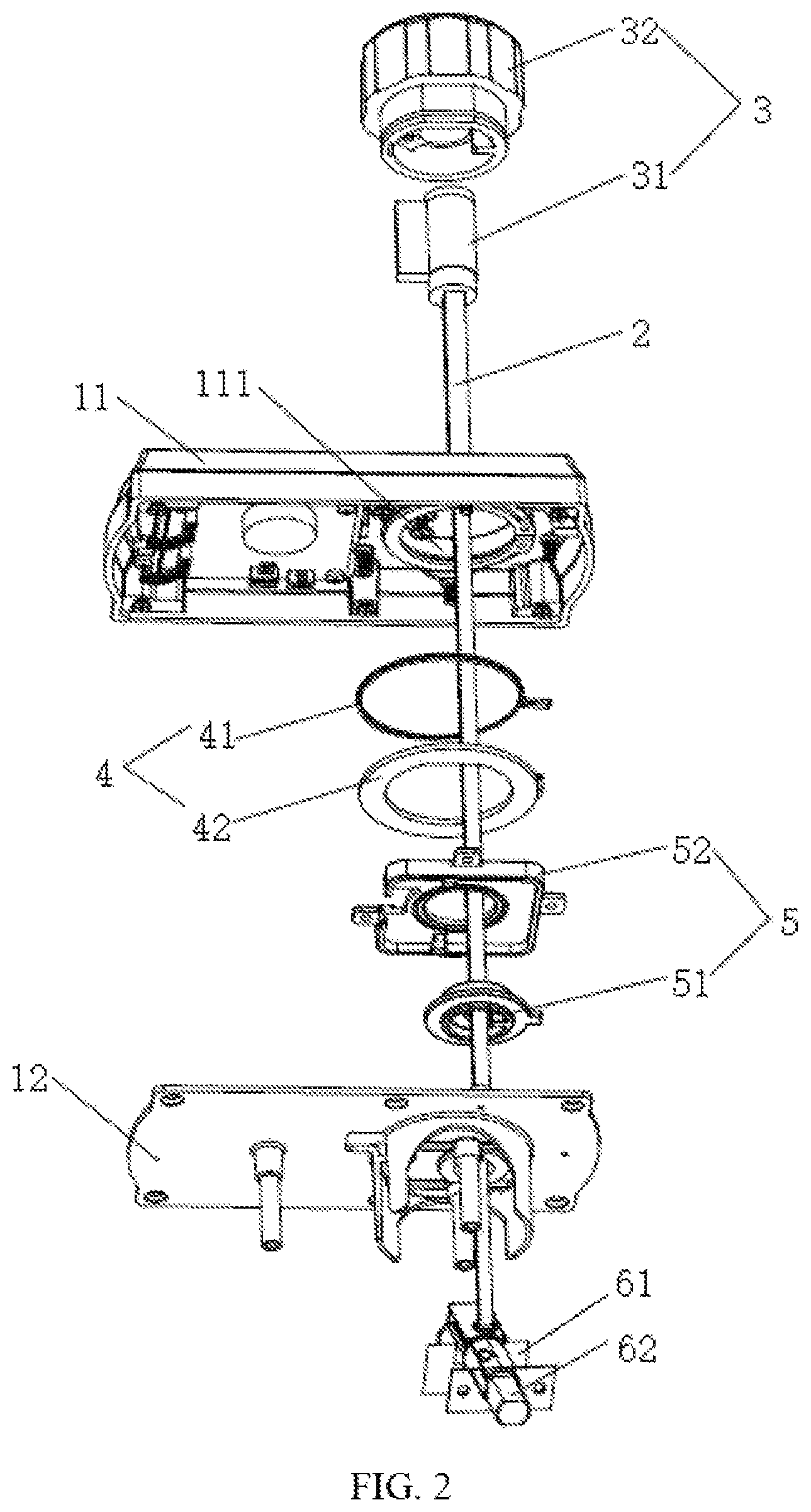 Patent US11781340 Figure 2 – Locking device