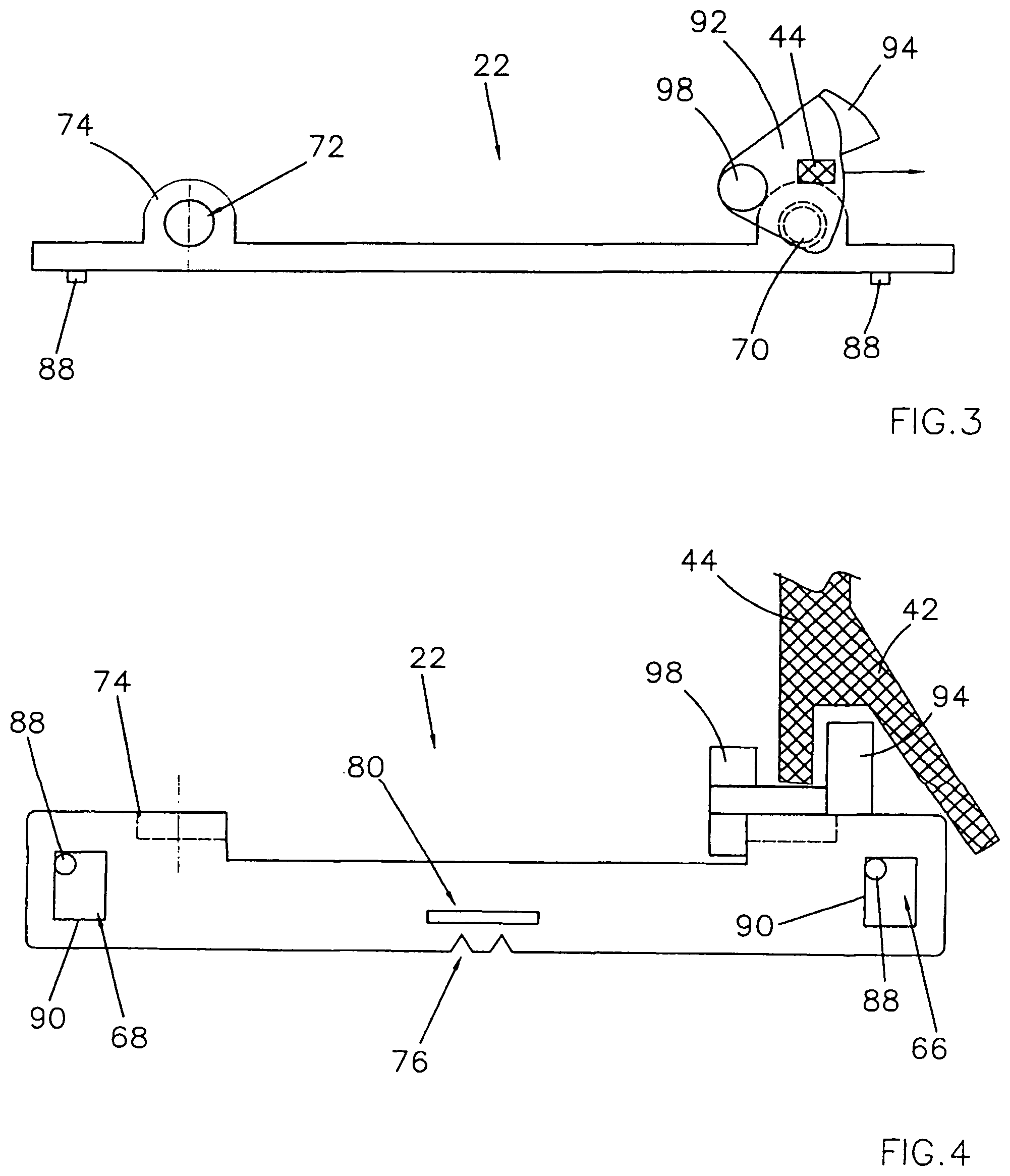 Patent US11781341 Figure 3 – Double latch dual action gravity latch