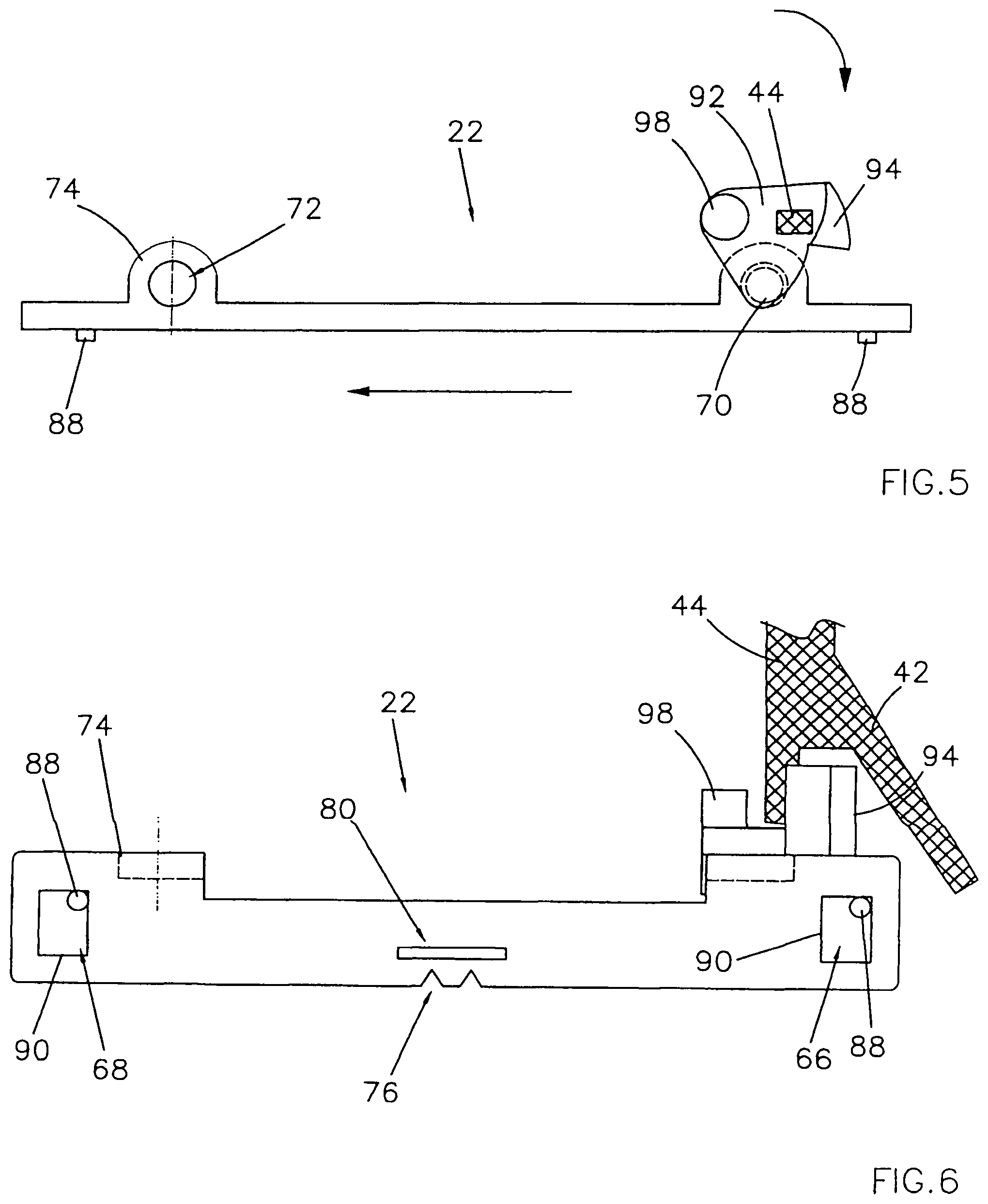 Patent US11781341 Figure 4 – Double latch dual action gravity latch