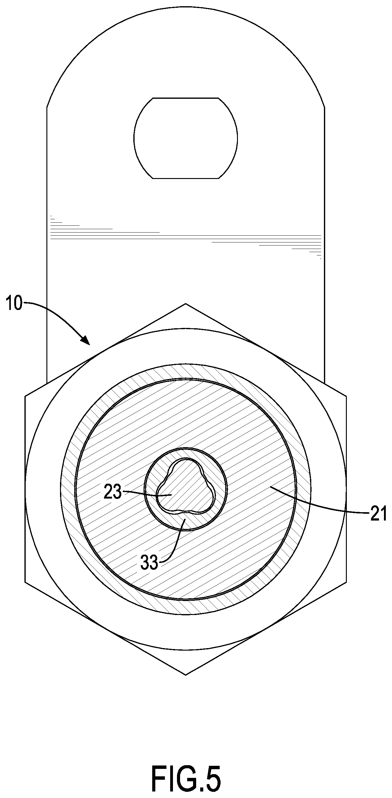Patent US11781343 Figure 5 – Dust-proof and anti-theft tubular lock assembly