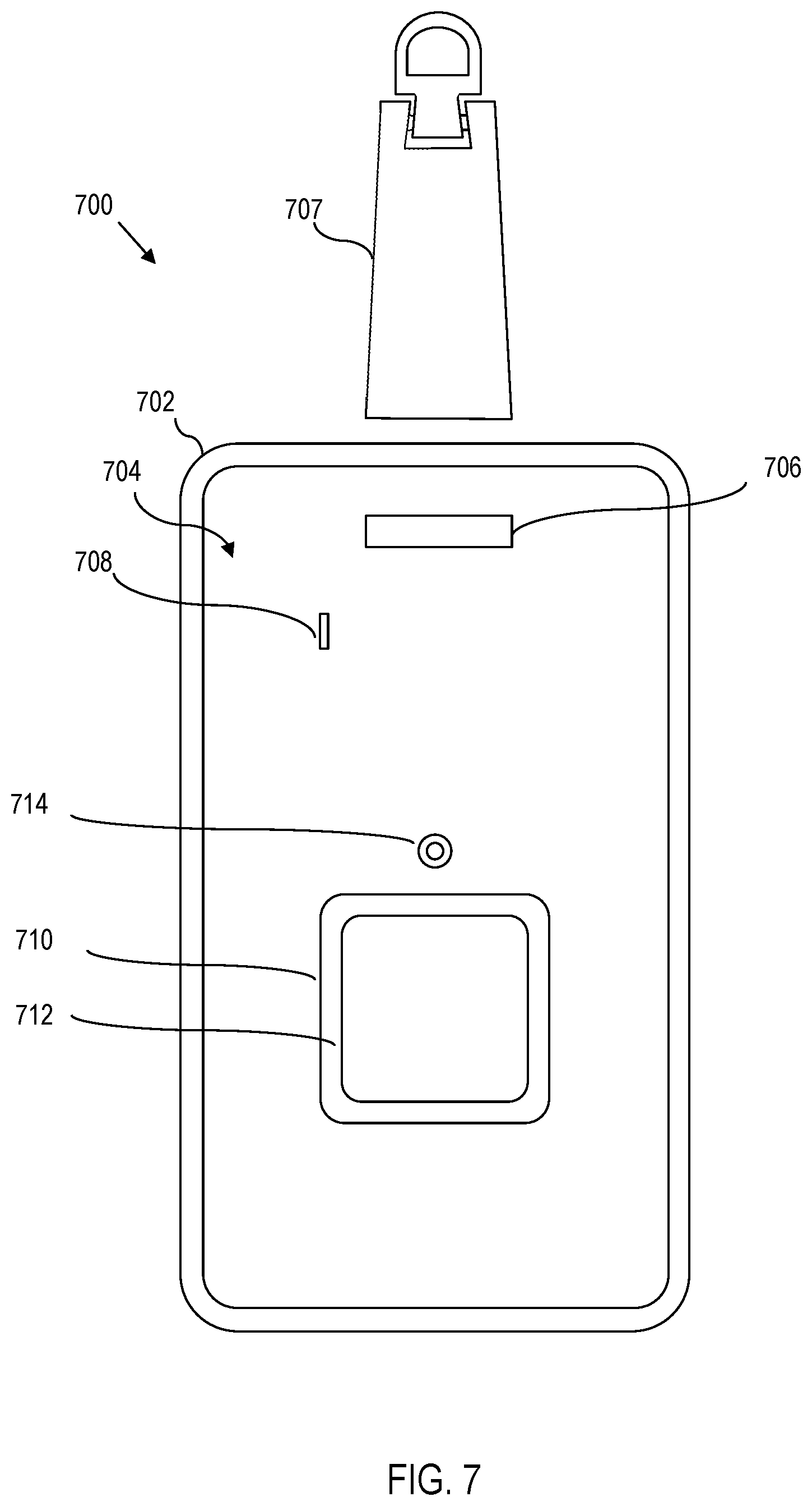 Patent US11781344 Figure 7 – Electronic lock