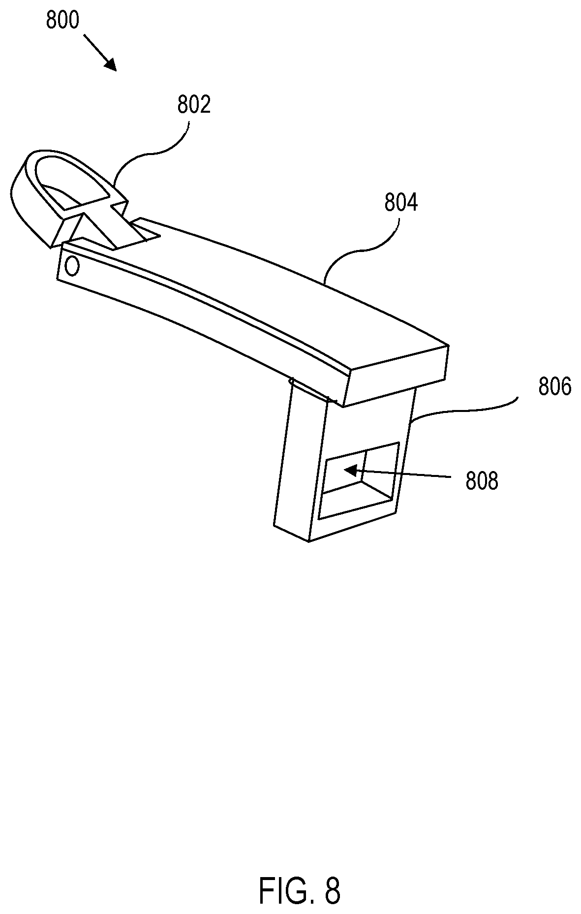 Patent US11781344 Figure 8 – Electronic lock