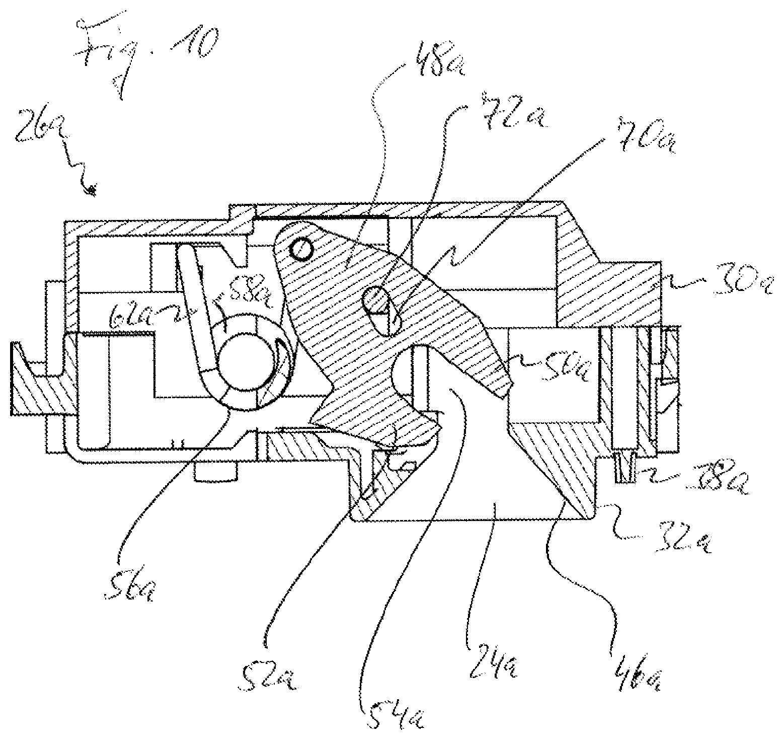 Patent US11781345 Figure 8 – Domestic electrical appliance and door latch therefor