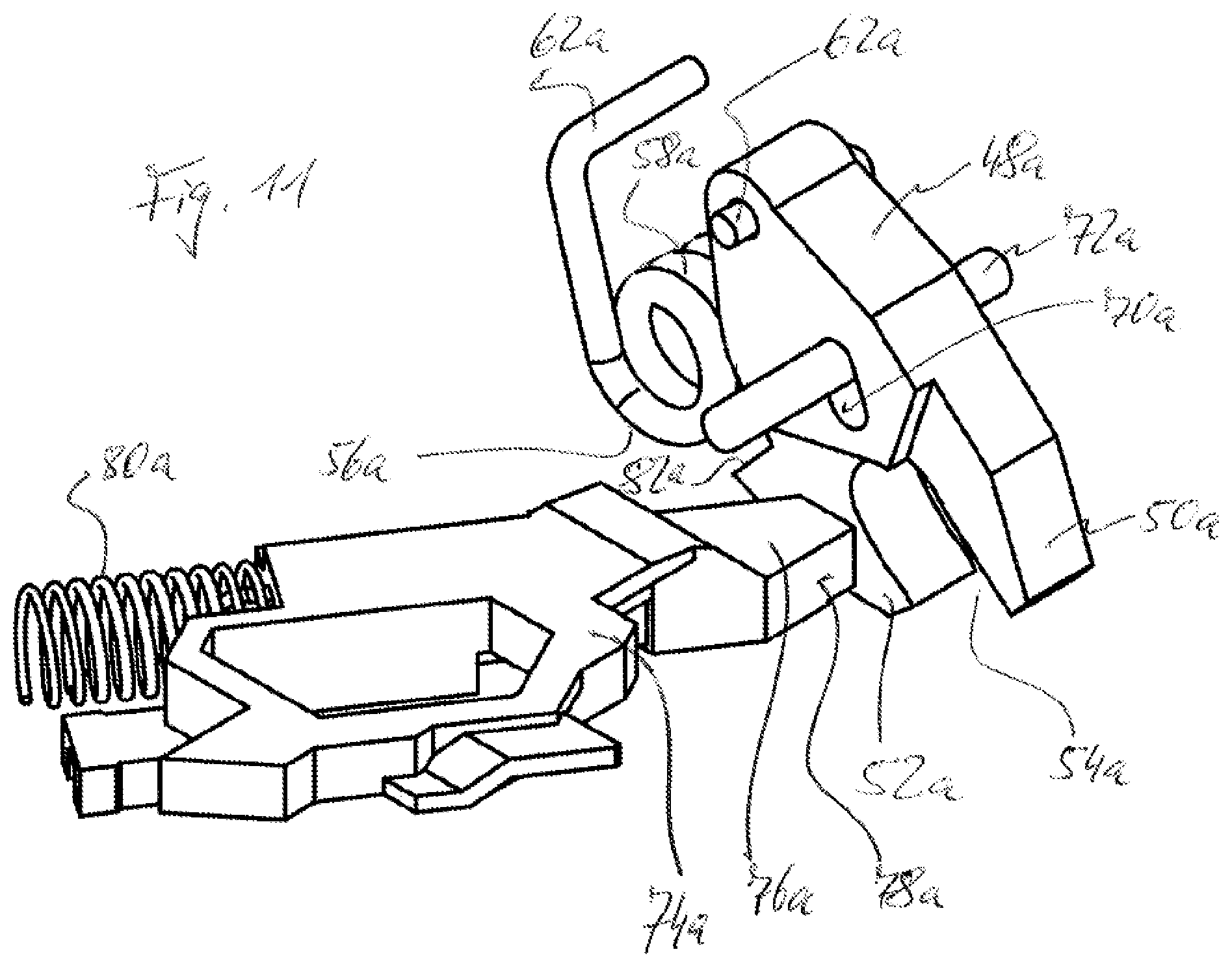 Patent US11781345 Figure 9 – Domestic electrical appliance and door latch therefor
