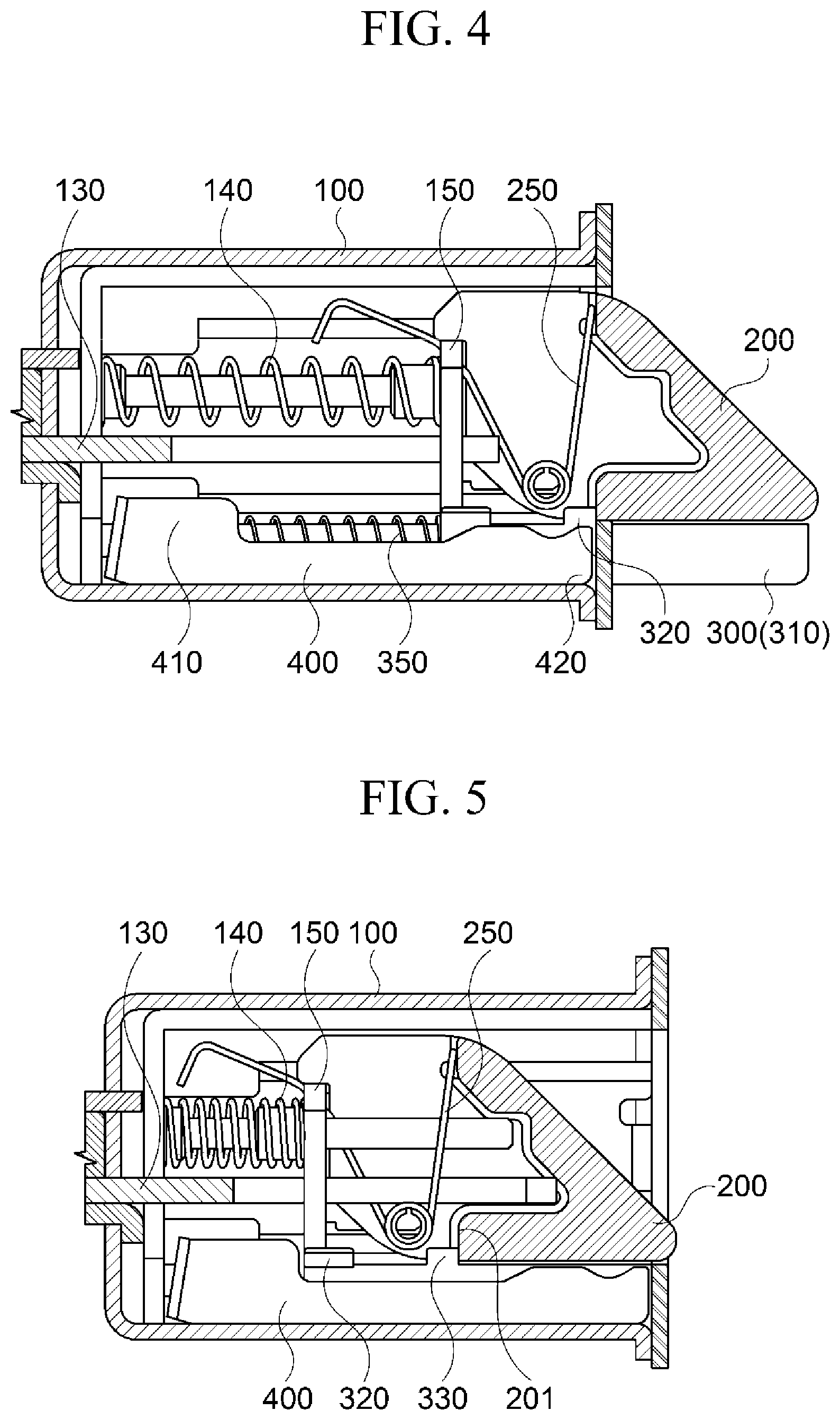 Patent US11781346 Figure 3 – Latch structure