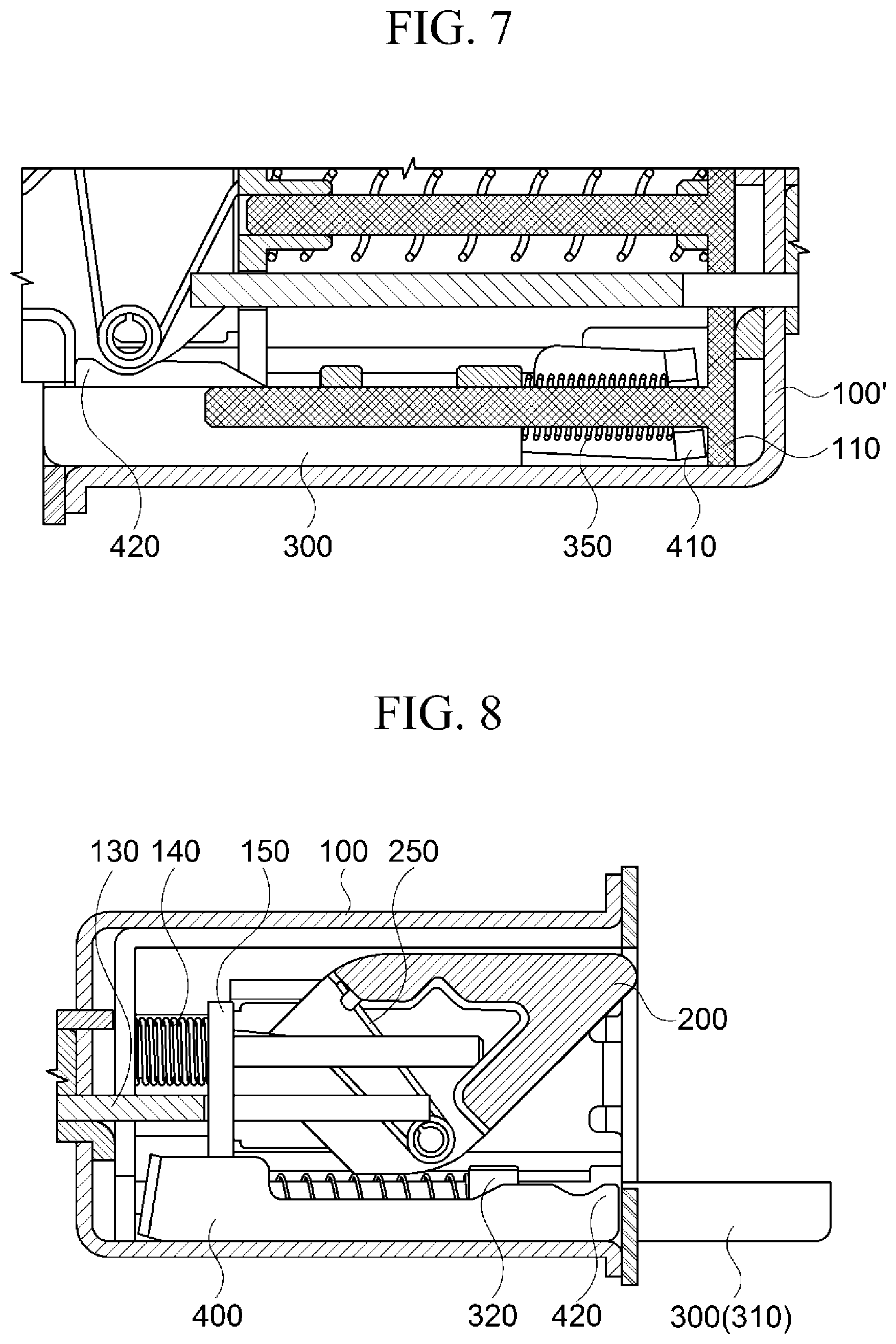 Patent US11781346 Figure 5 – Latch structure