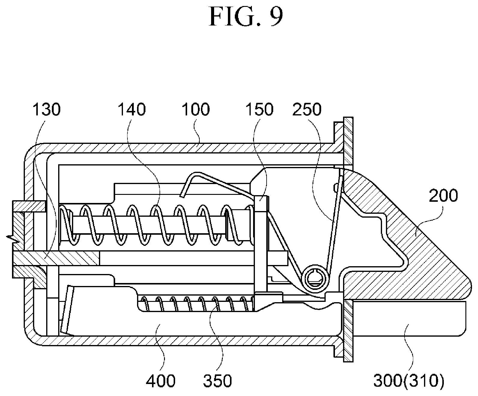 Patent US11781346 Figure 6 – Latch structure