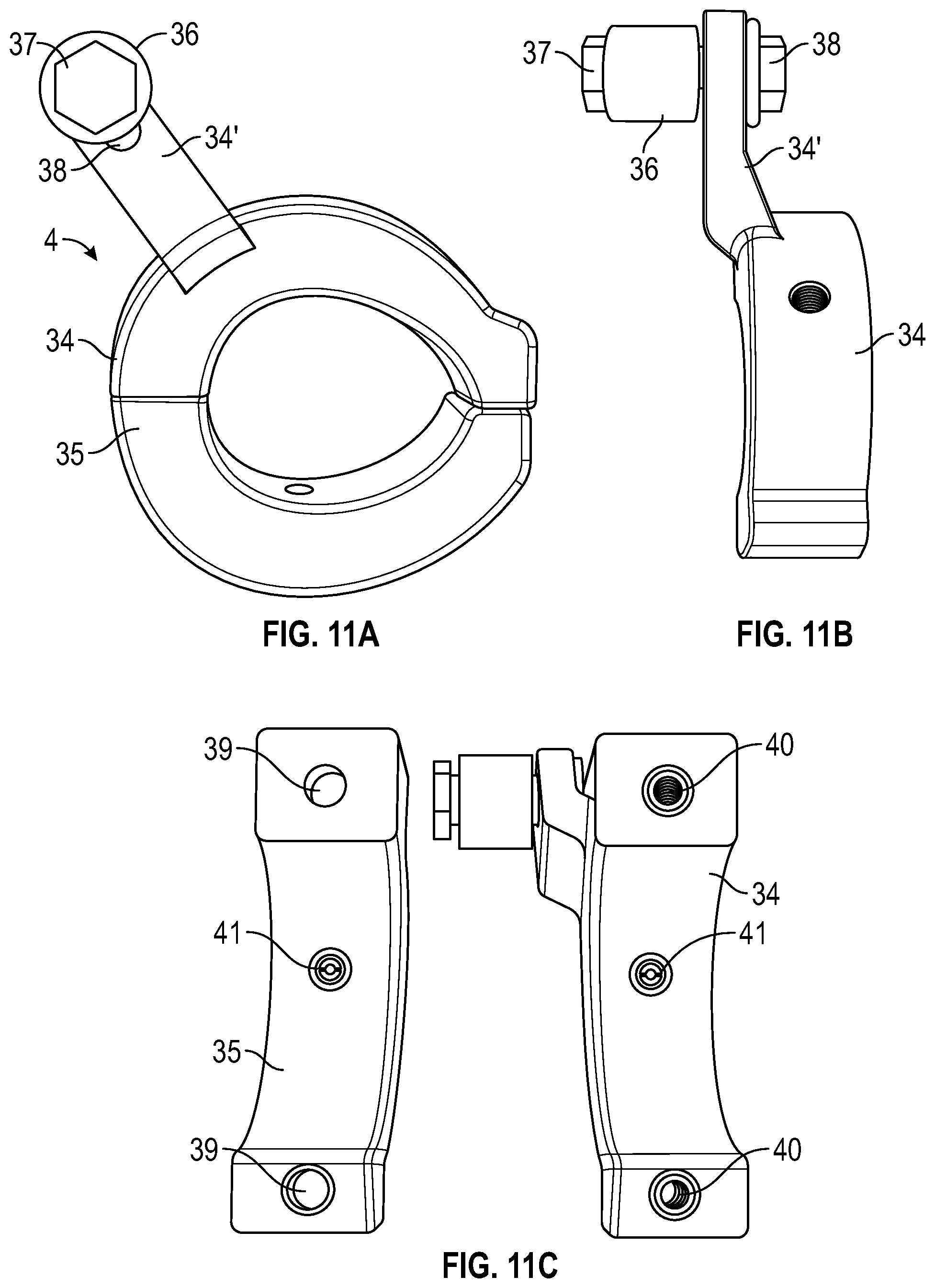 Patent US11781347 Figure 9 – Lock assembly on a security door