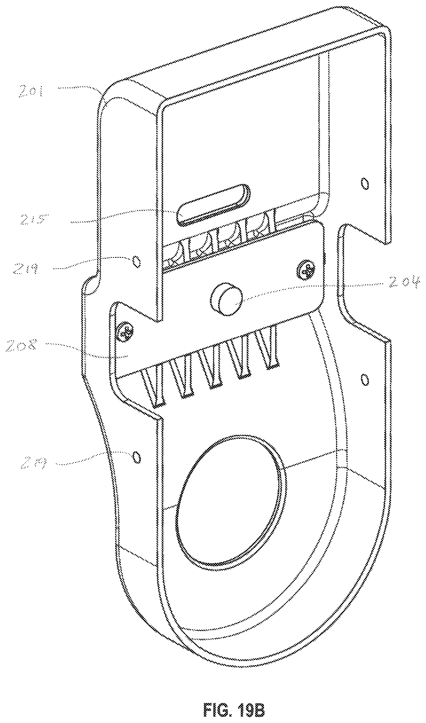 Patent US11781347 Figure 16 – Lock assembly on a security door