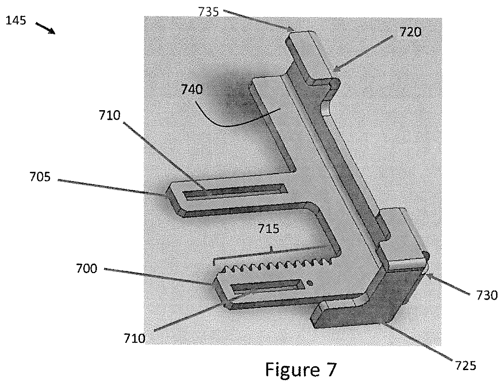 Patent US11781348 Figure 7 – Adjustable security bracket