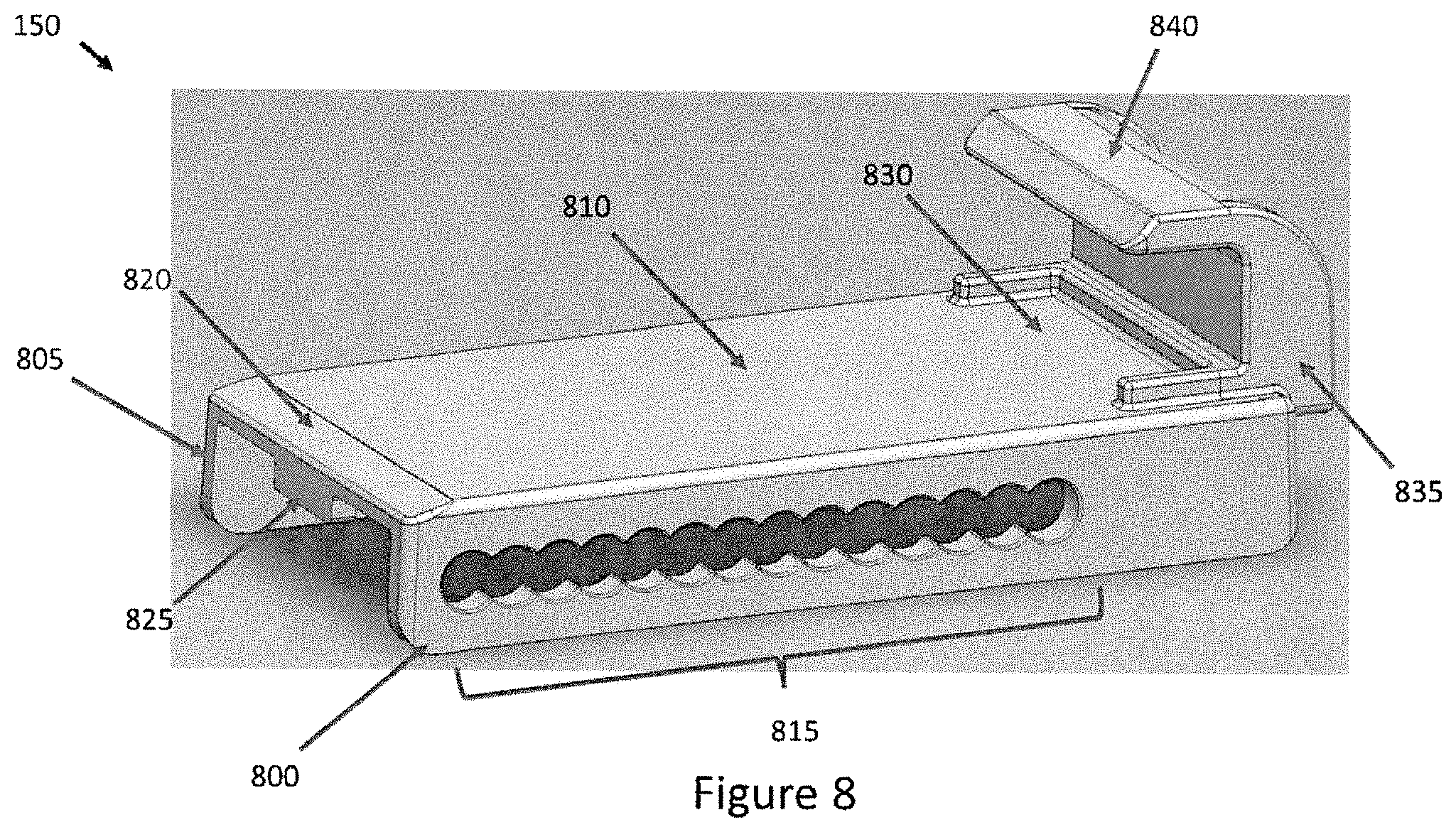 Patent US11781348 Figure 8 – Adjustable security bracket
