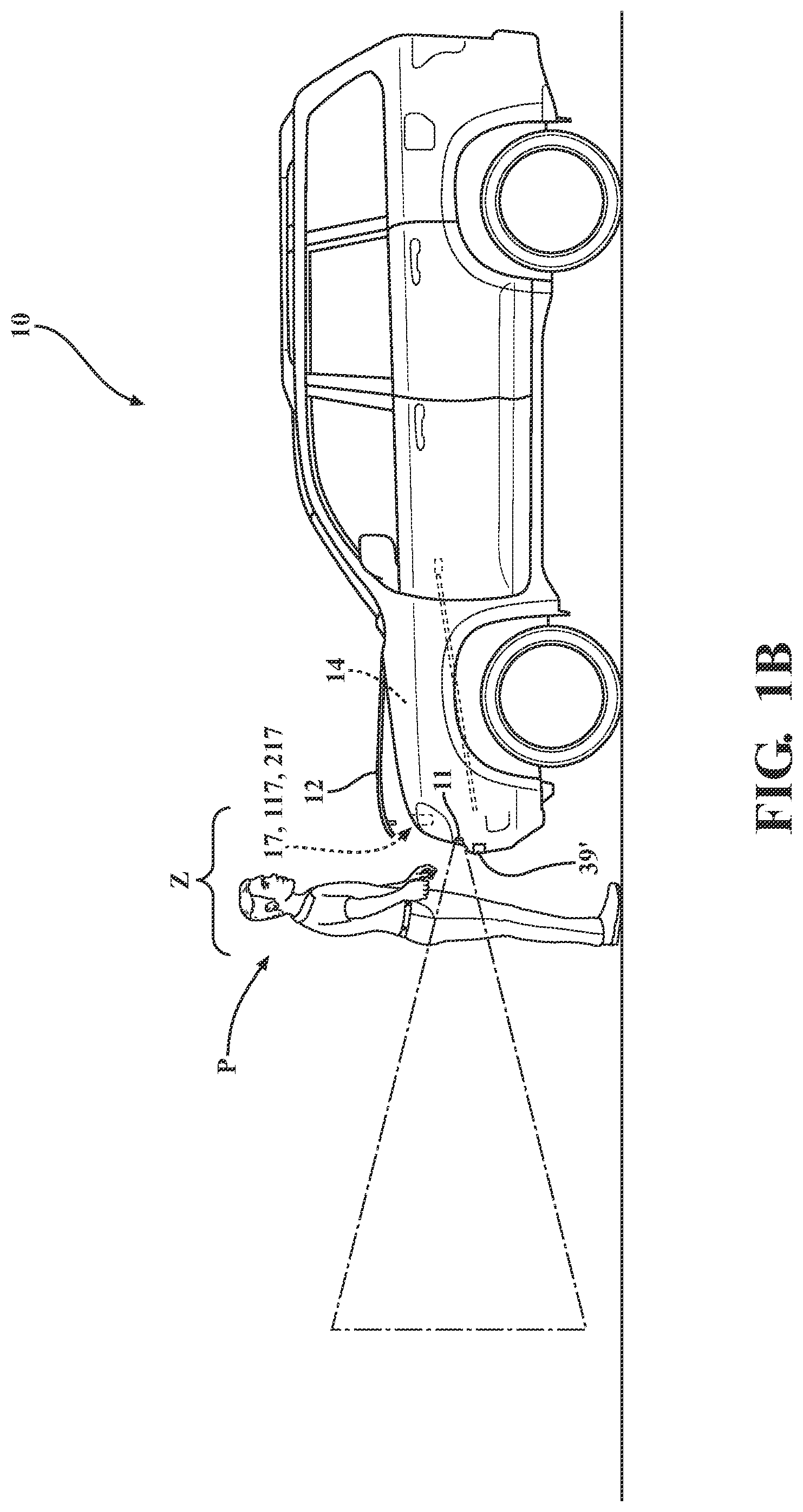 Patent US11781349 Figure 2 – Closure latch assembly for front trunk with pedestrian protection features