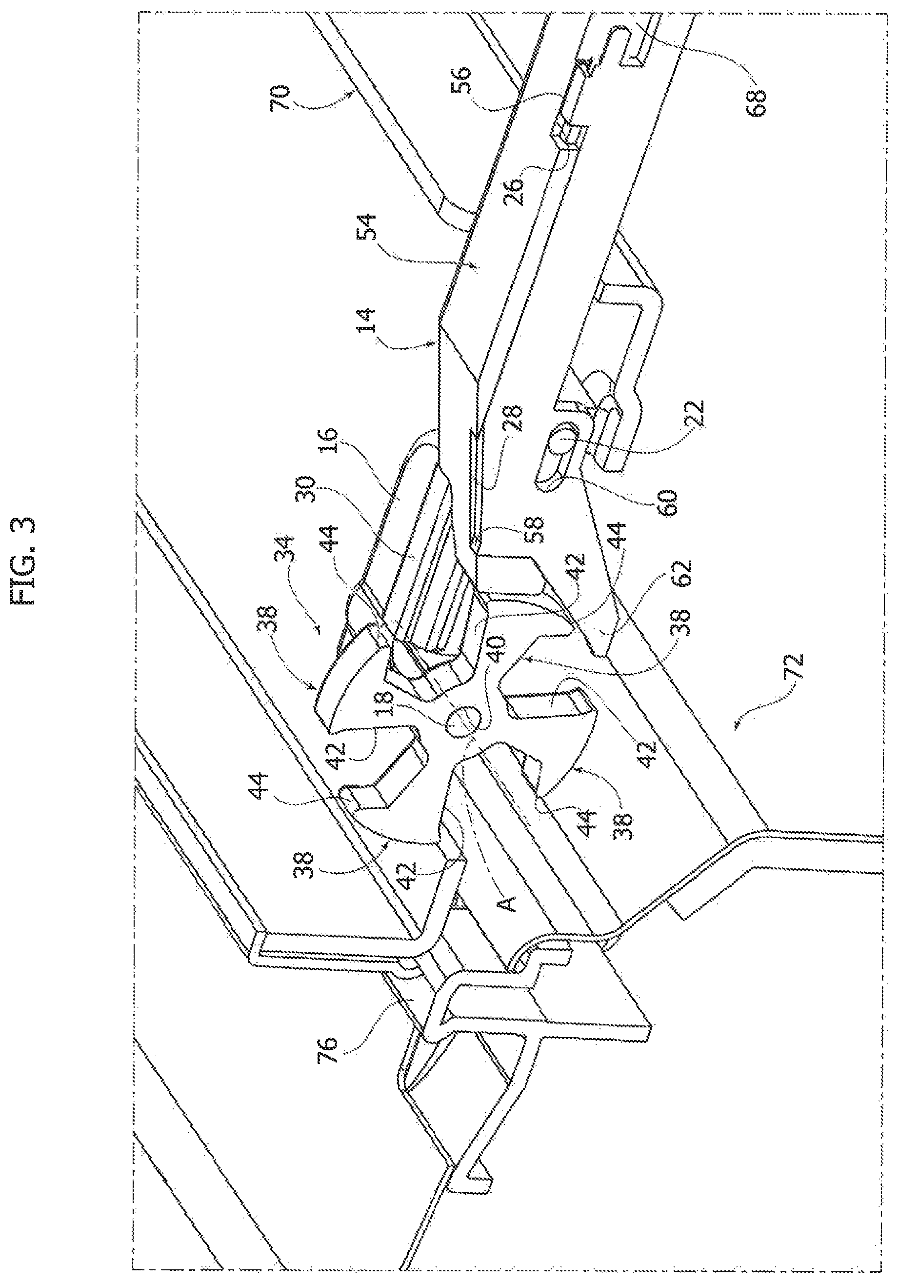 Patent US11781351 Figure 3 – Door-lock device for household appliance, in particular dishwashers