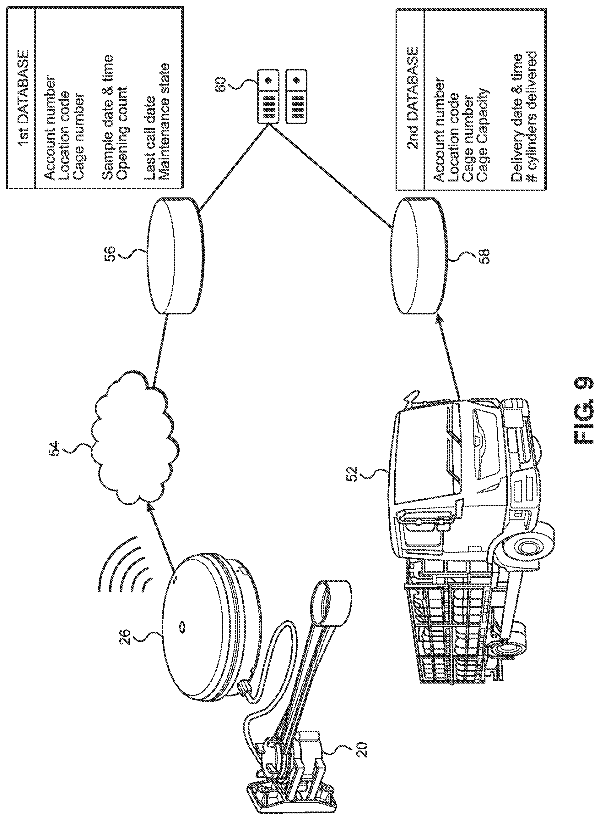 Patent US11781353 Figure 6 – Systems and methods for monitoring door opening events