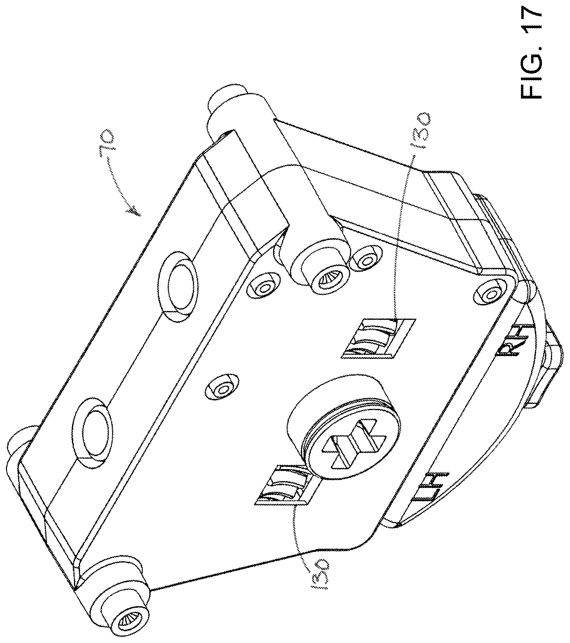 Patent US11781355 Figure 17 – Roller assembly with side-accessed adjustment mechanism