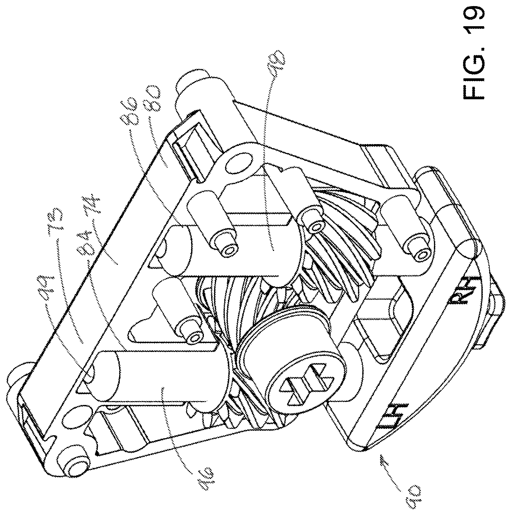 Patent US11781355 Figure 19 – Roller assembly with side-accessed adjustment mechanism